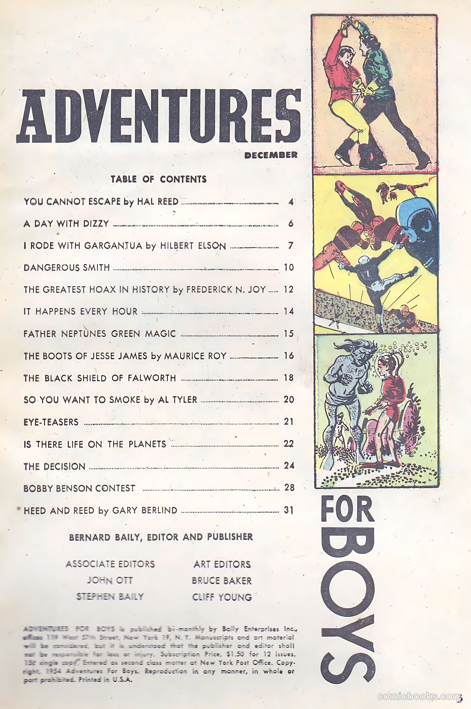 Adventures for Boys #1 — page 3 of 36