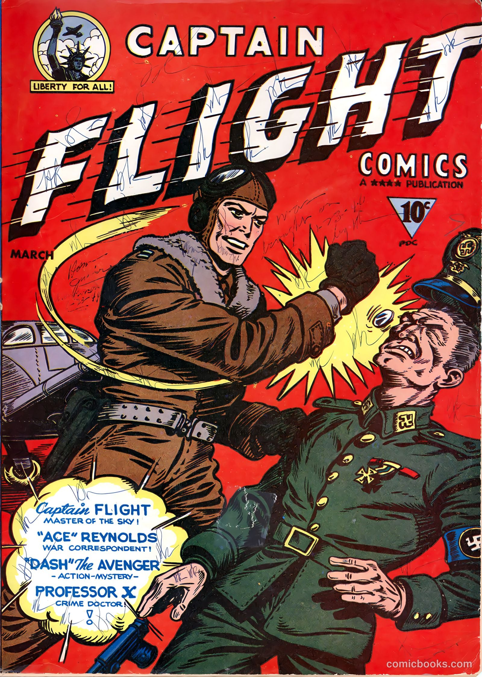 Captain Flight Comics #1 — page 1 of 60