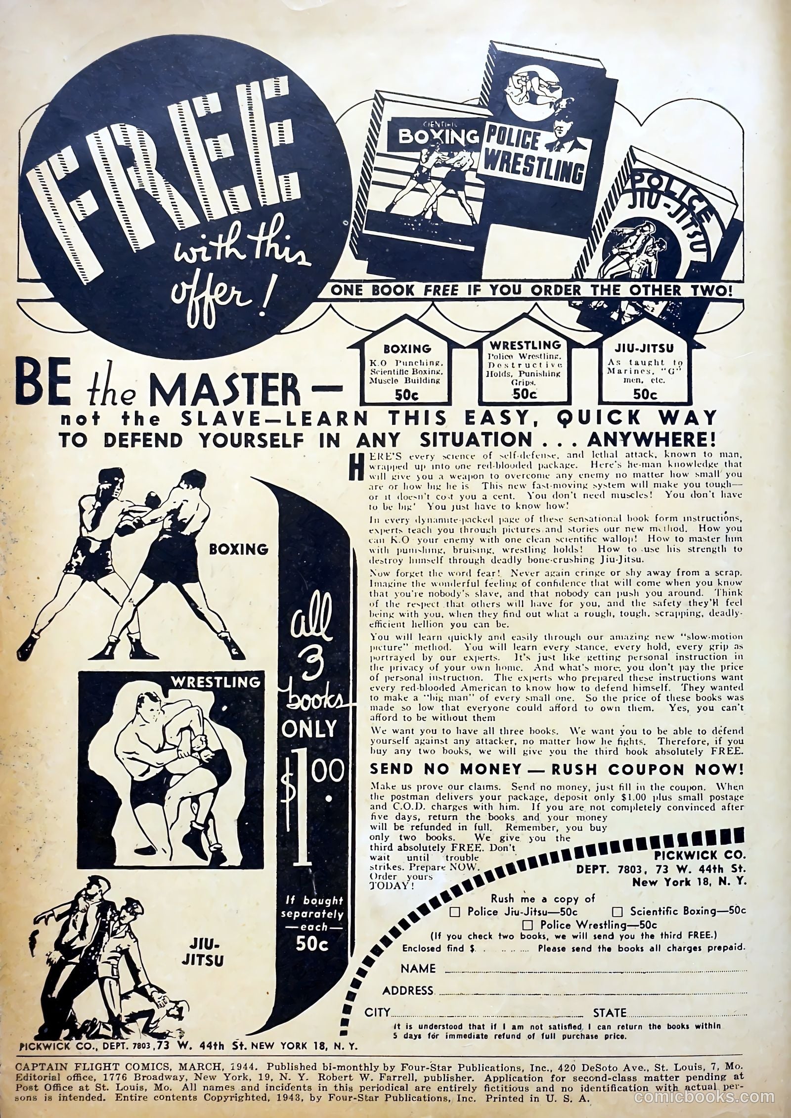 Captain Flight Comics #1 — page 2 of 60