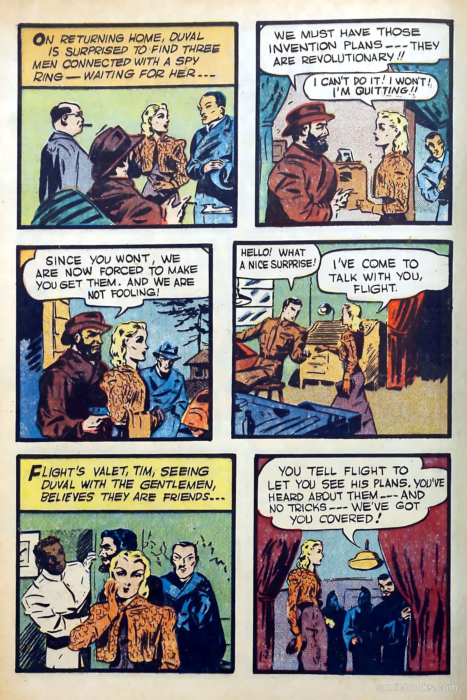 Captain Flight Comics #1 — page 4 of 60