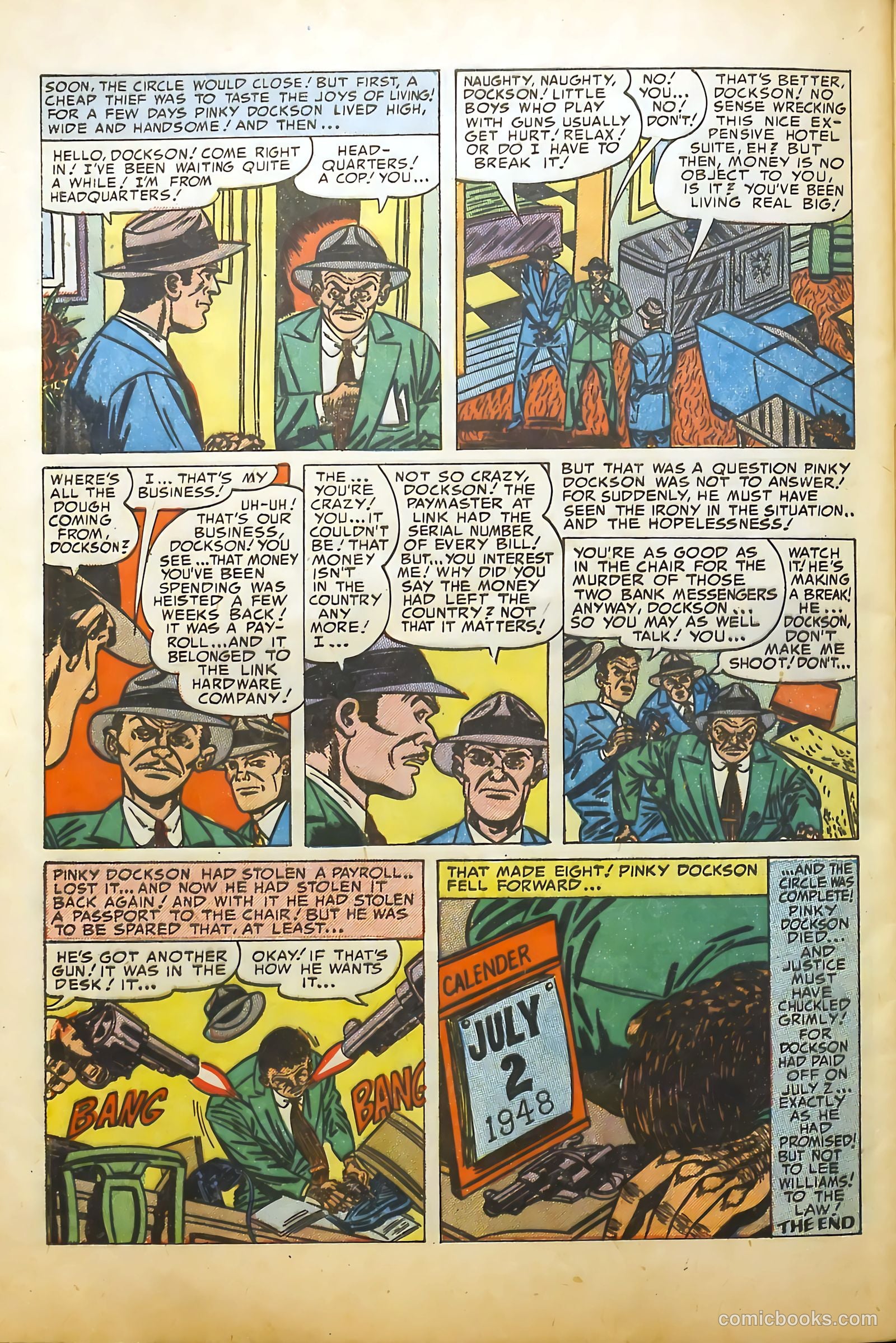 Headline Comics #60 — page 32 of 36