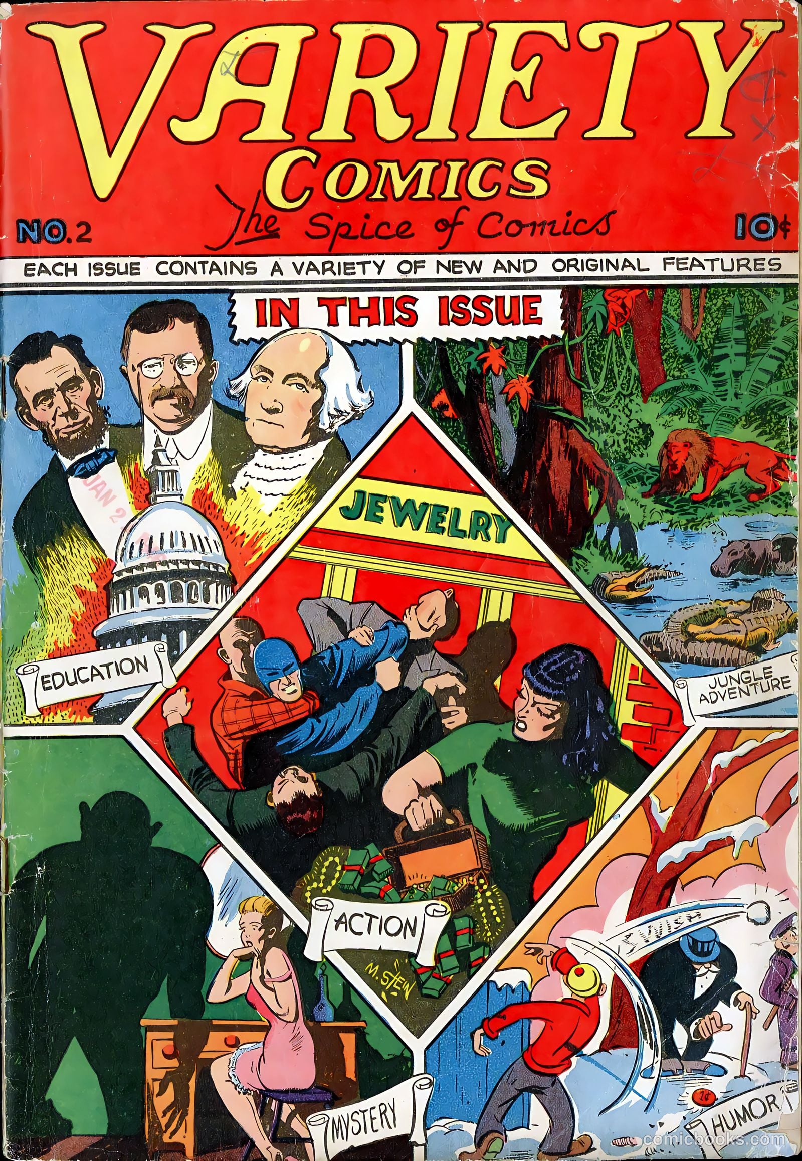 Variety Comics #2 — page 1 of 36
