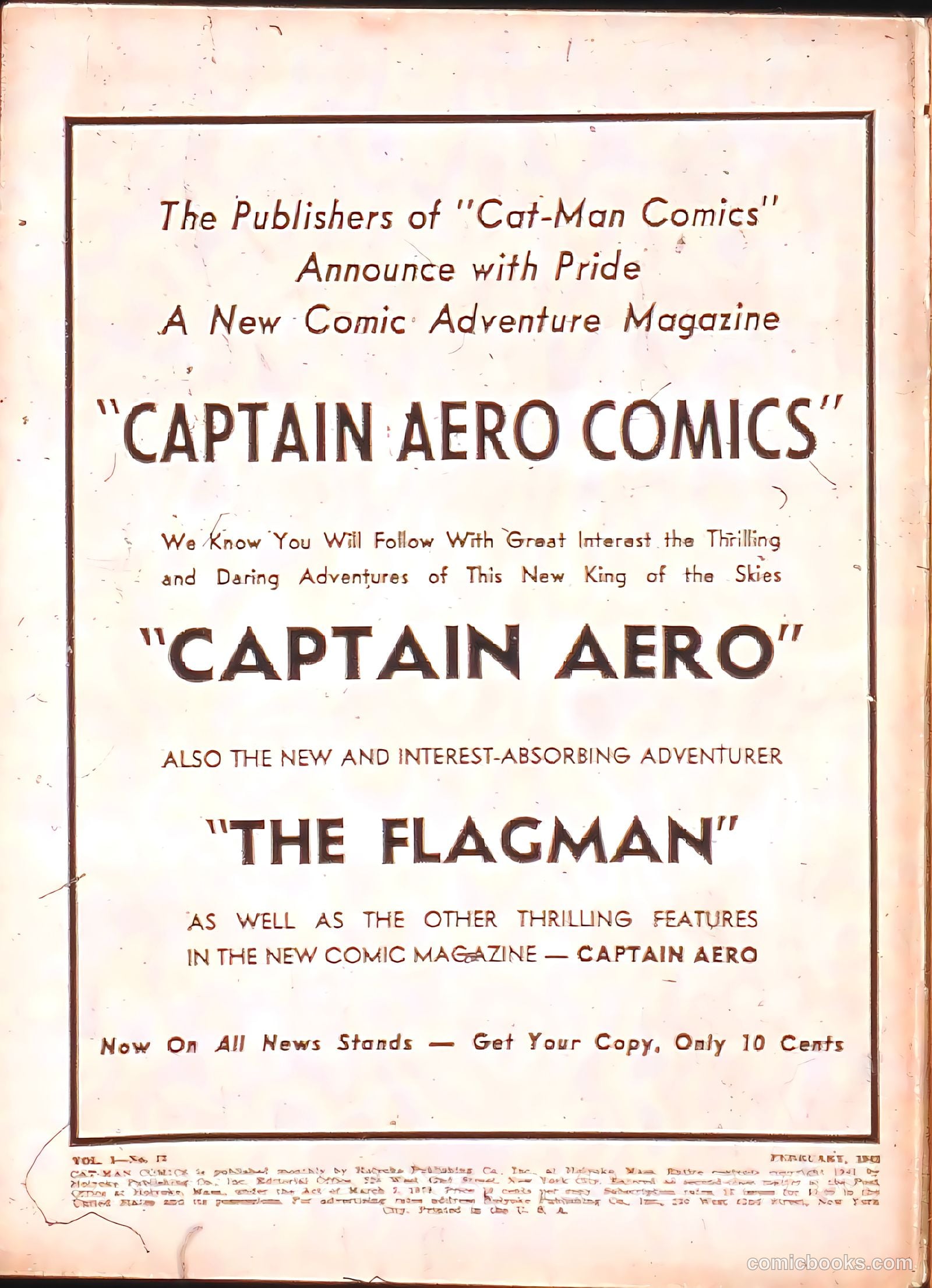 Cat-Man Comics #7 — page 2 of 68