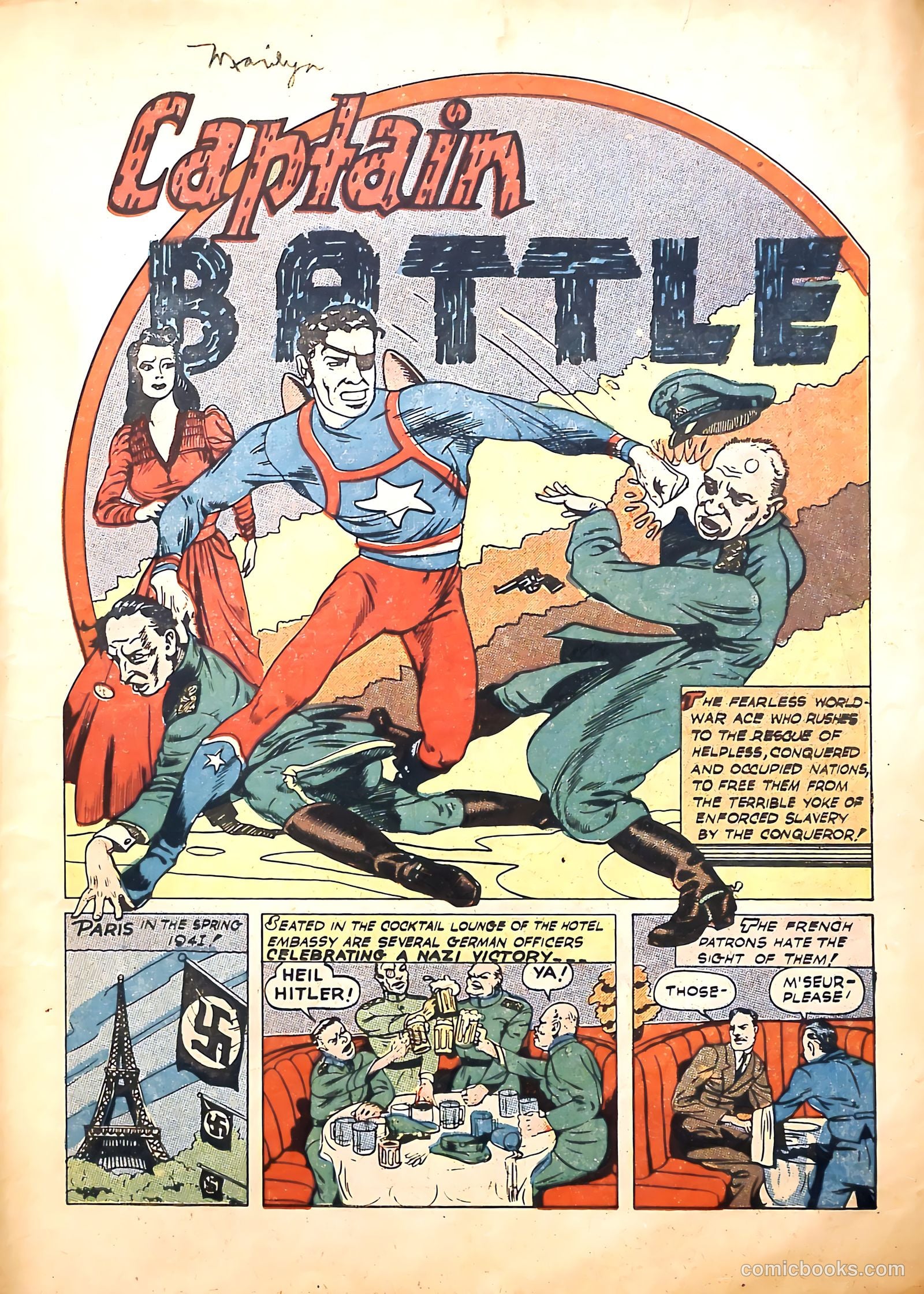 Captain Battle Comics #1 — page 3 of 68