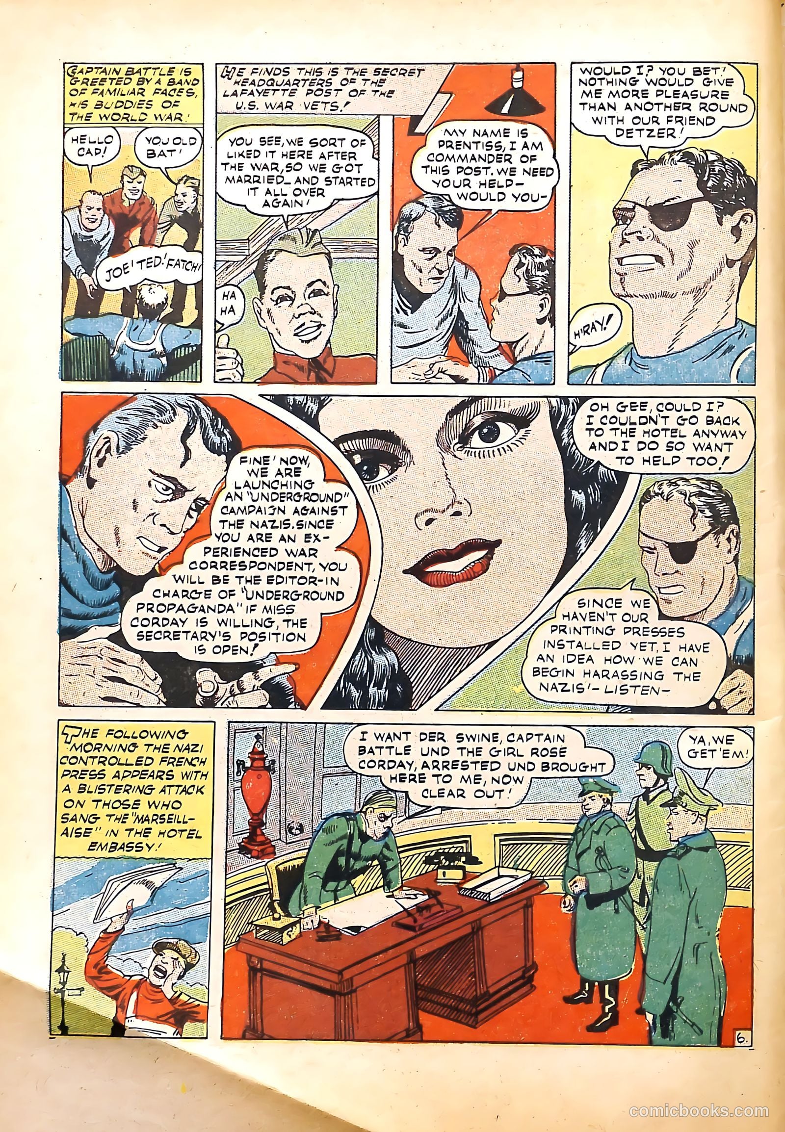 Captain Battle Comics #1 — page 8 of 68