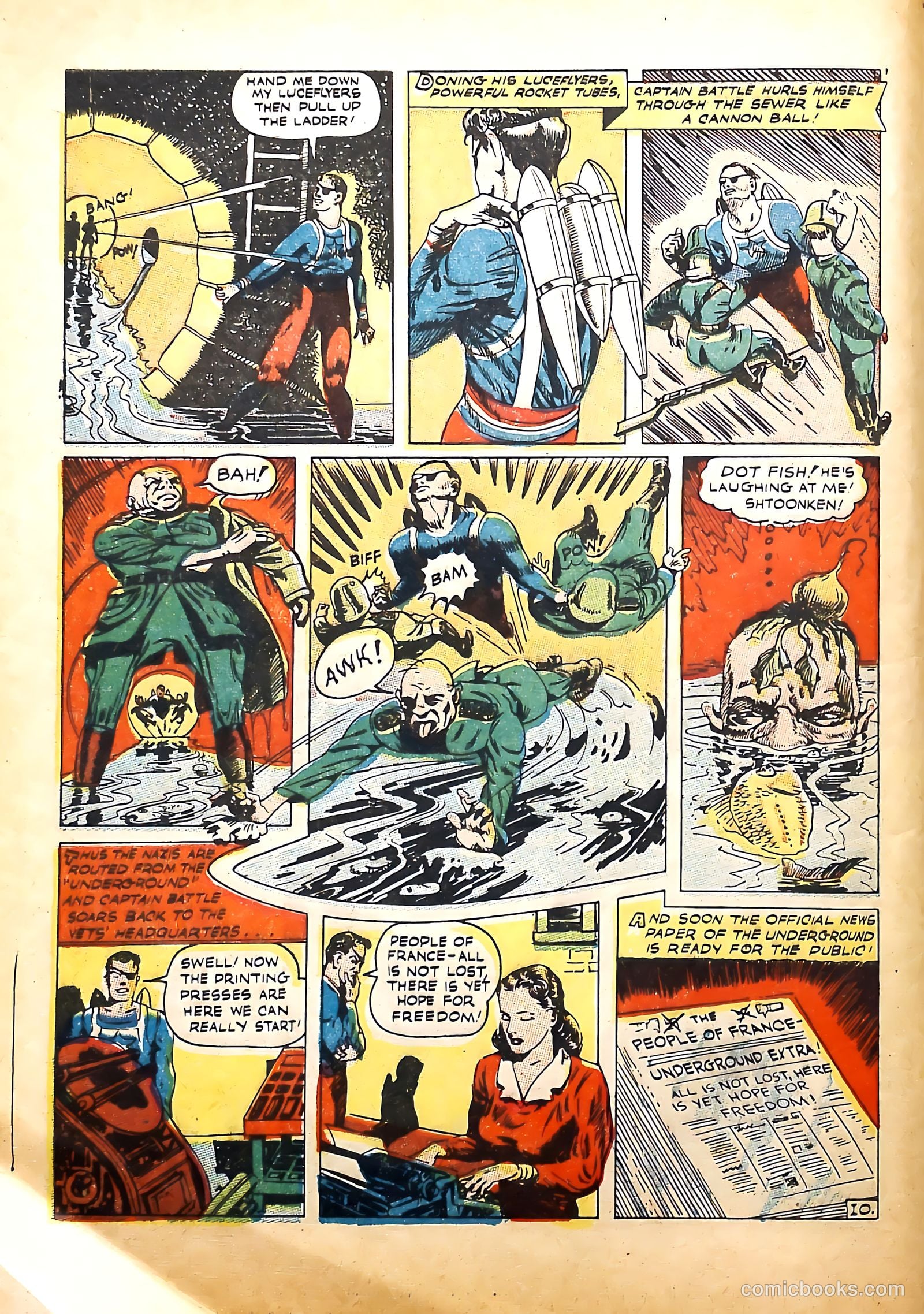 Captain Battle Comics #1 — page 12 of 68