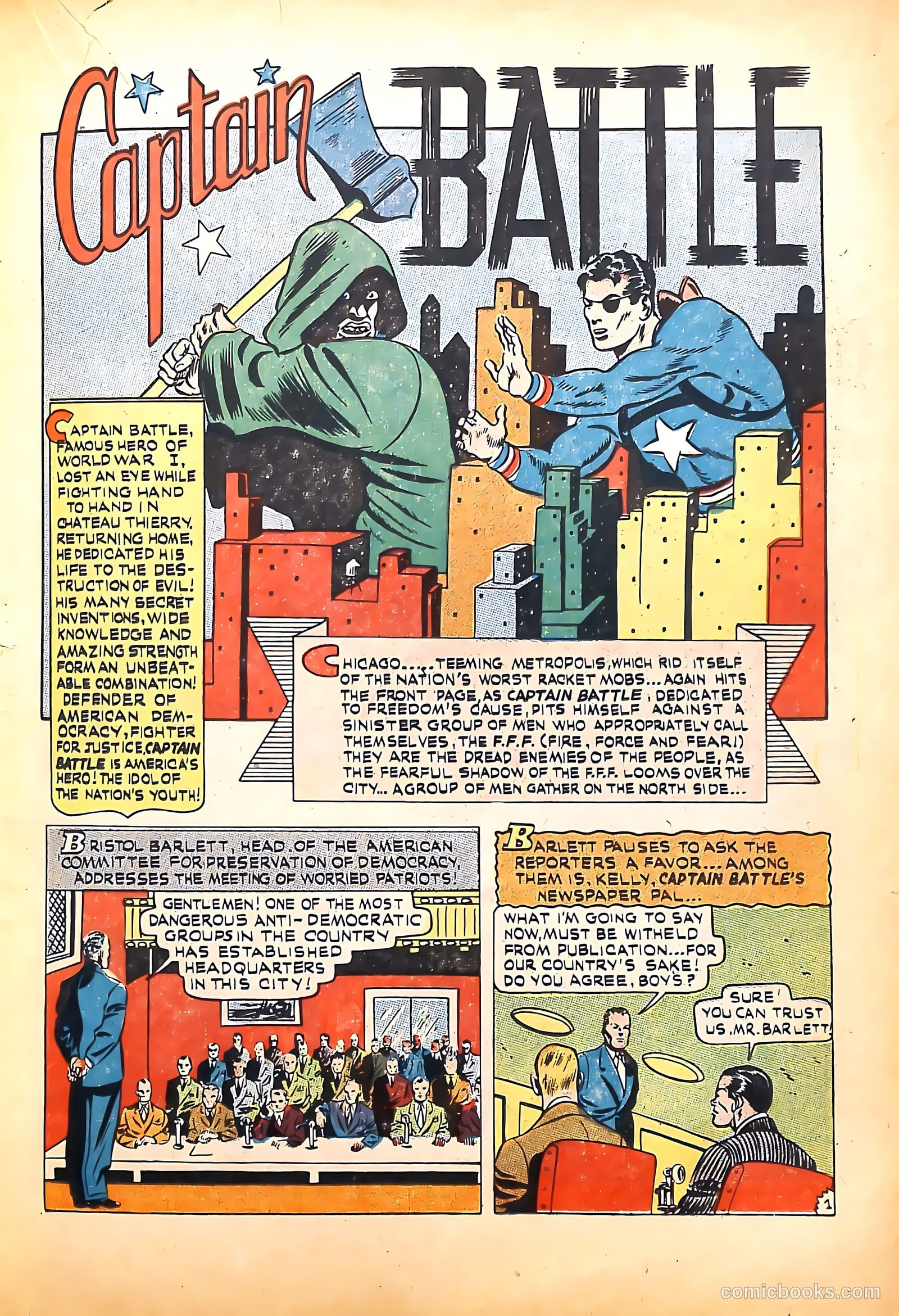 Captain Battle Comics #1 — page 35 of 68