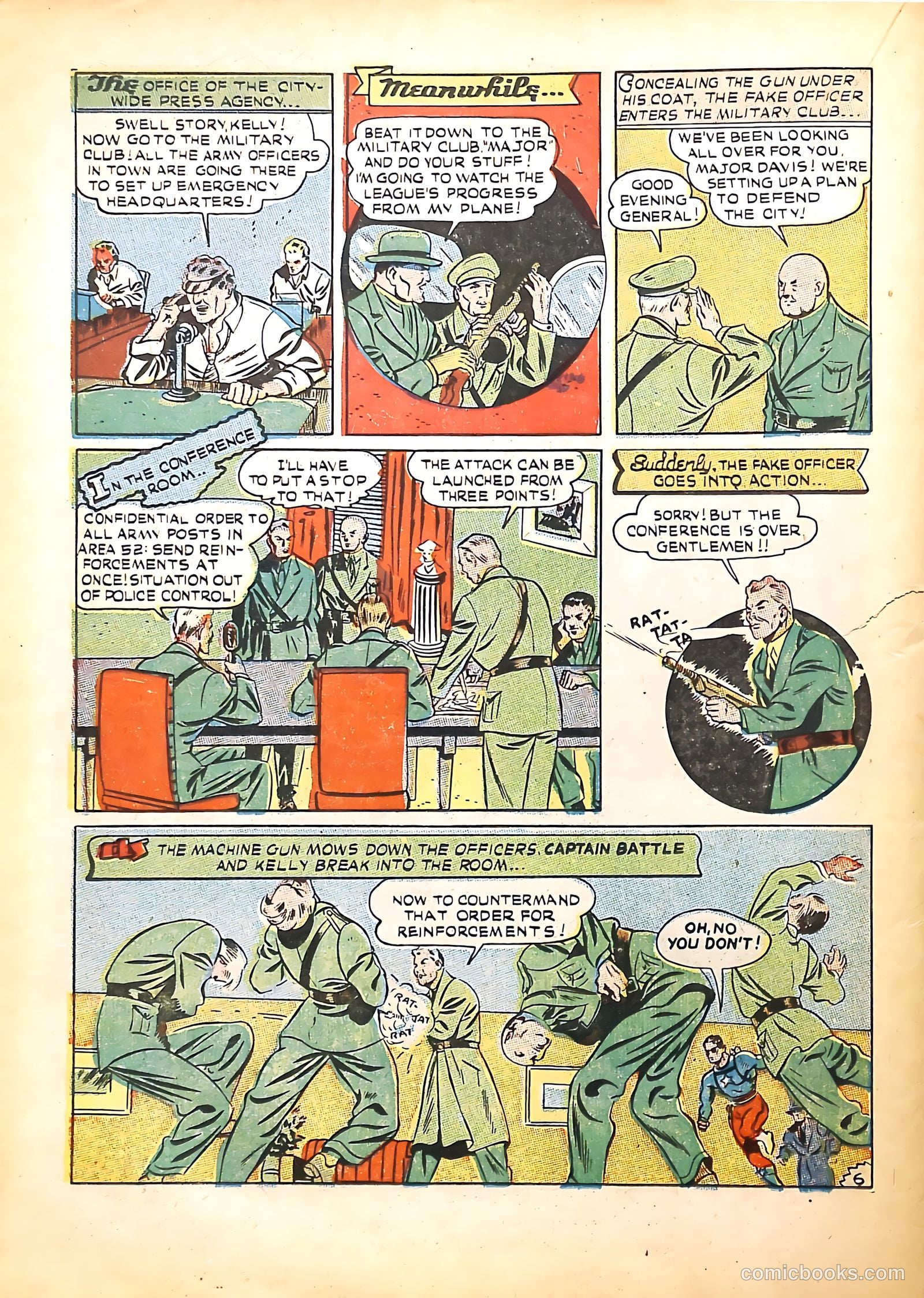 Captain Battle Comics #1 — page 40 of 68