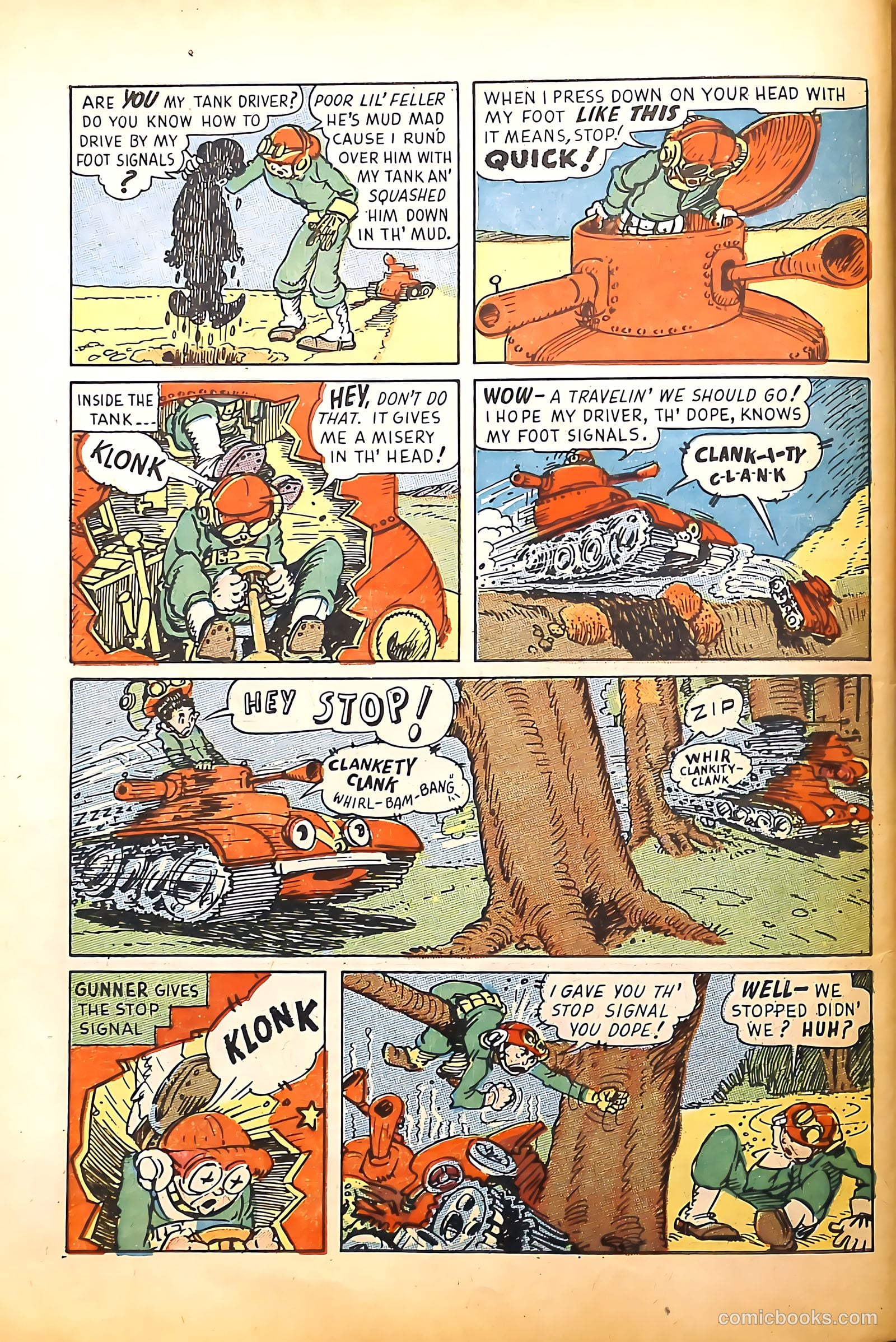 Captain Battle Comics #1 — page 56 of 68