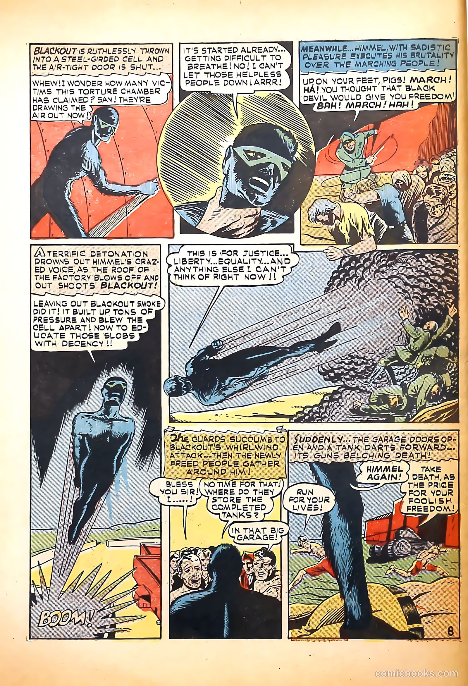 Captain Battle Comics #1 — page 64 of 68