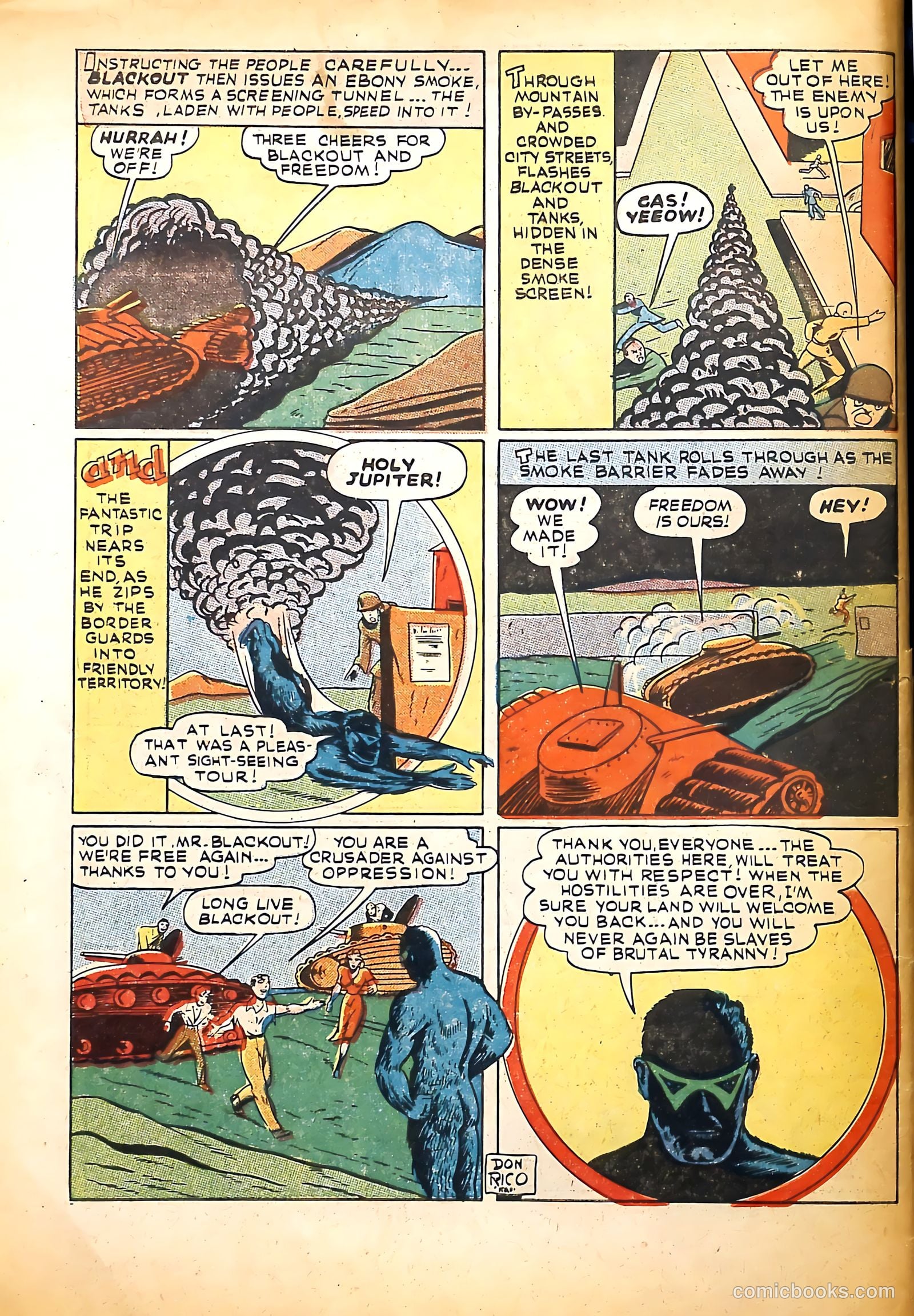 Captain Battle Comics #1 — page 66 of 68
