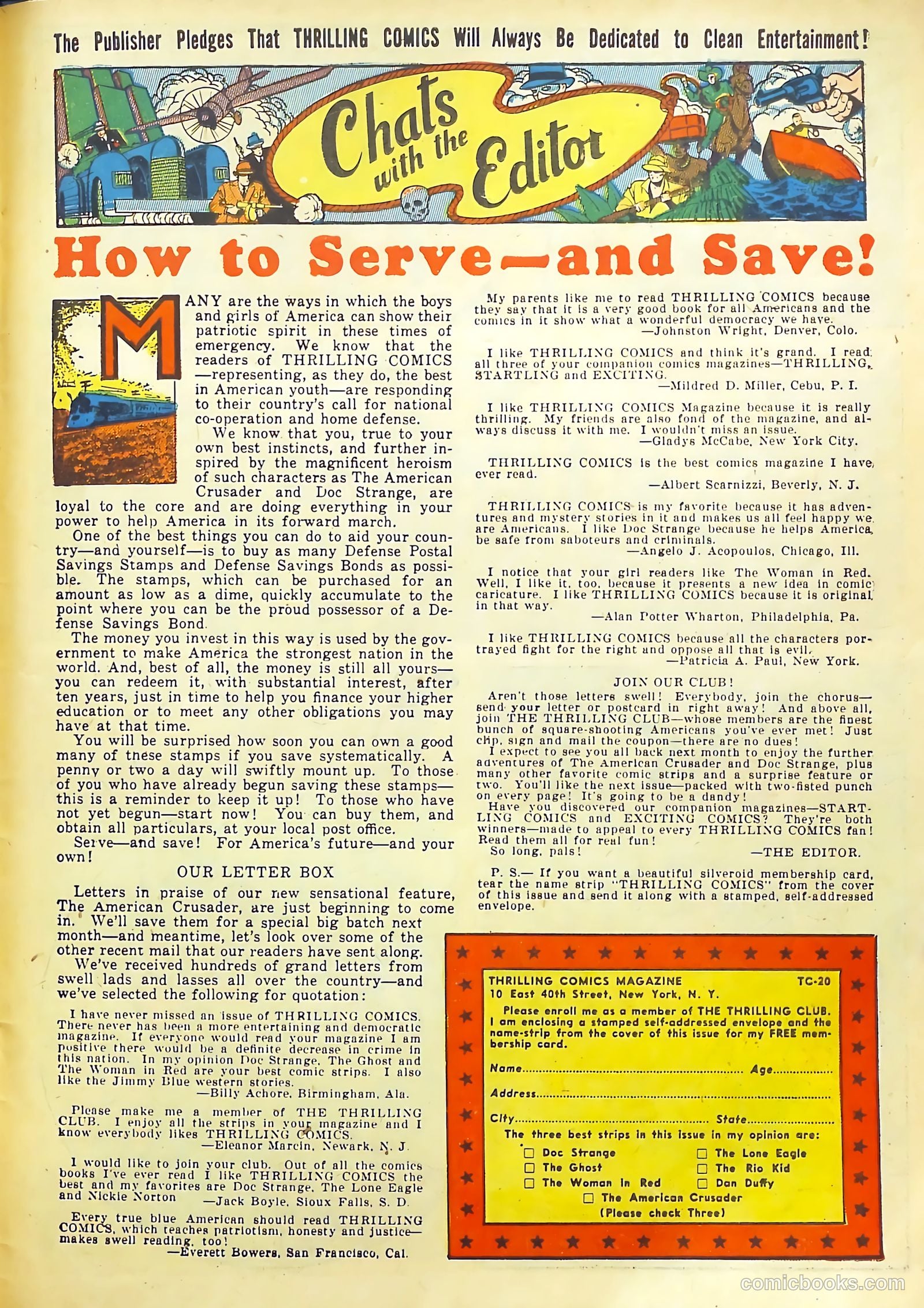 Thrilling Comics #20 — page 60 of 69