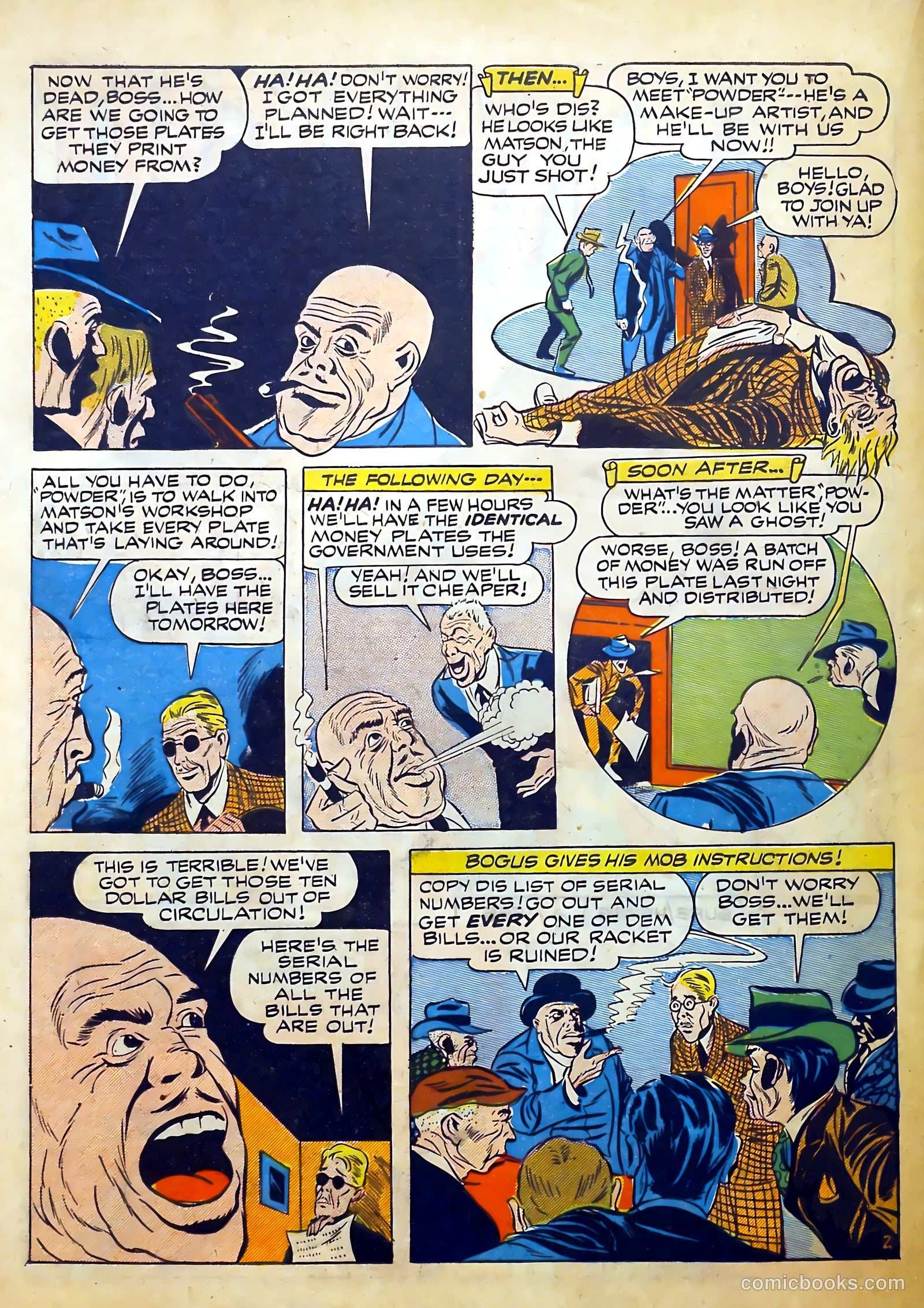 Clue Comics #9 — page 36 of 52