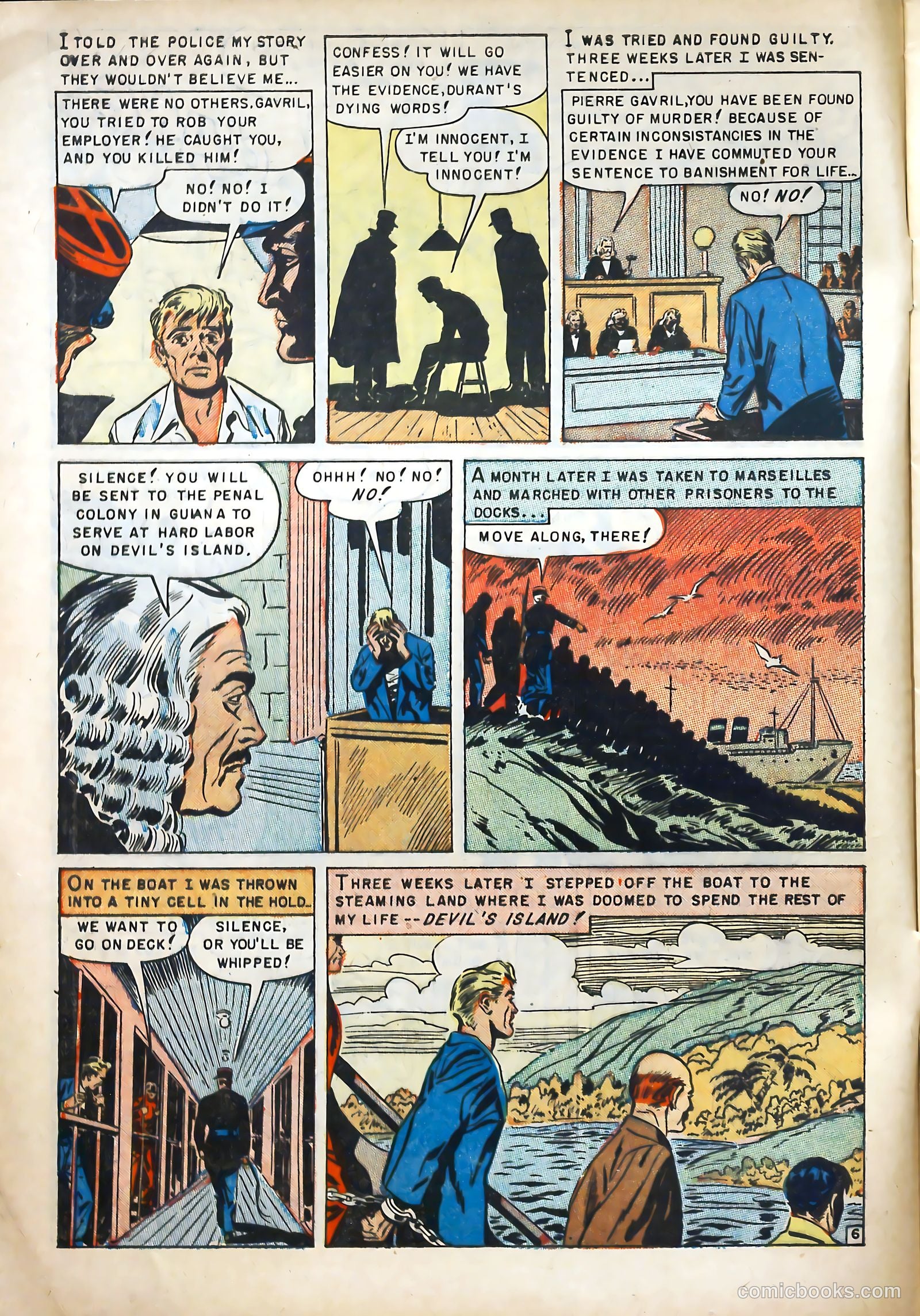 Escape from Devil's Island #nn — page 8 of 36