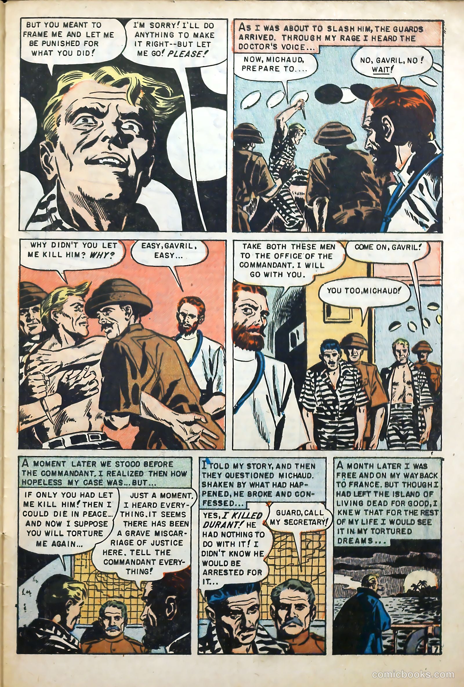 Escape from Devil's Island #nn — page 33 of 36
