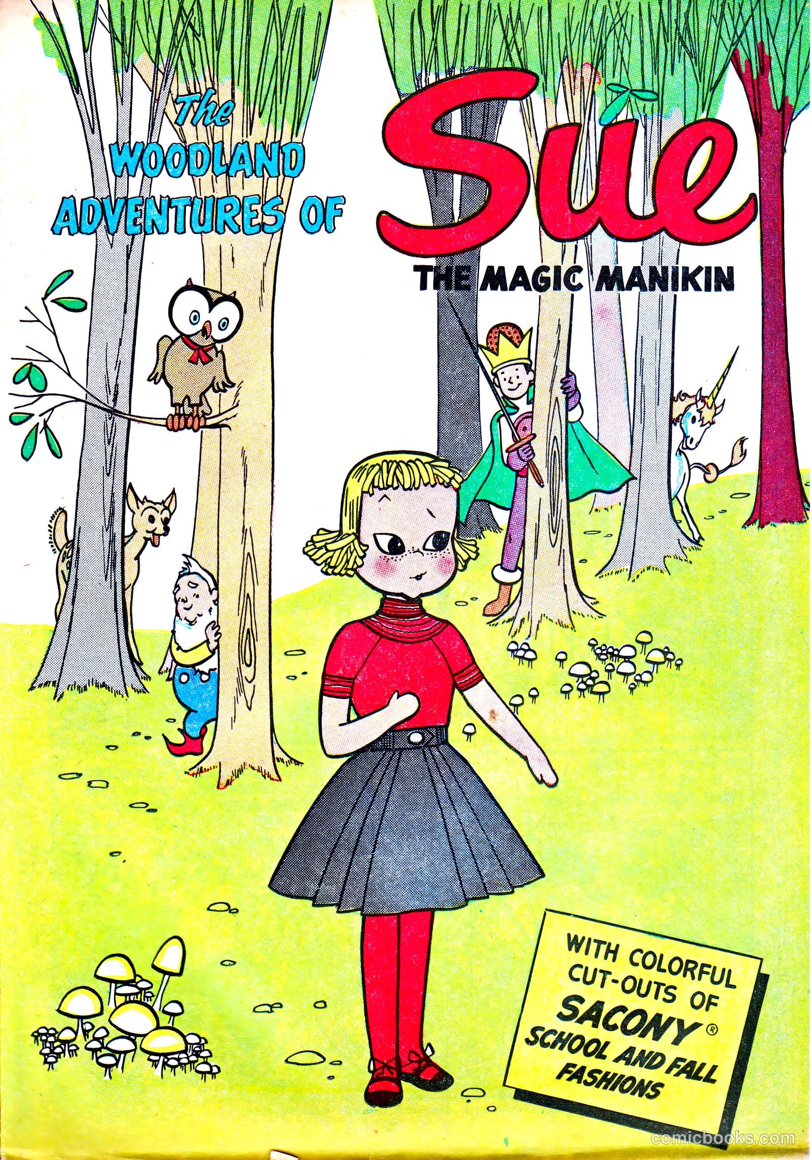 The Woodland Adventures of Sue the Magic Manikin #nn — page 1 of 12
