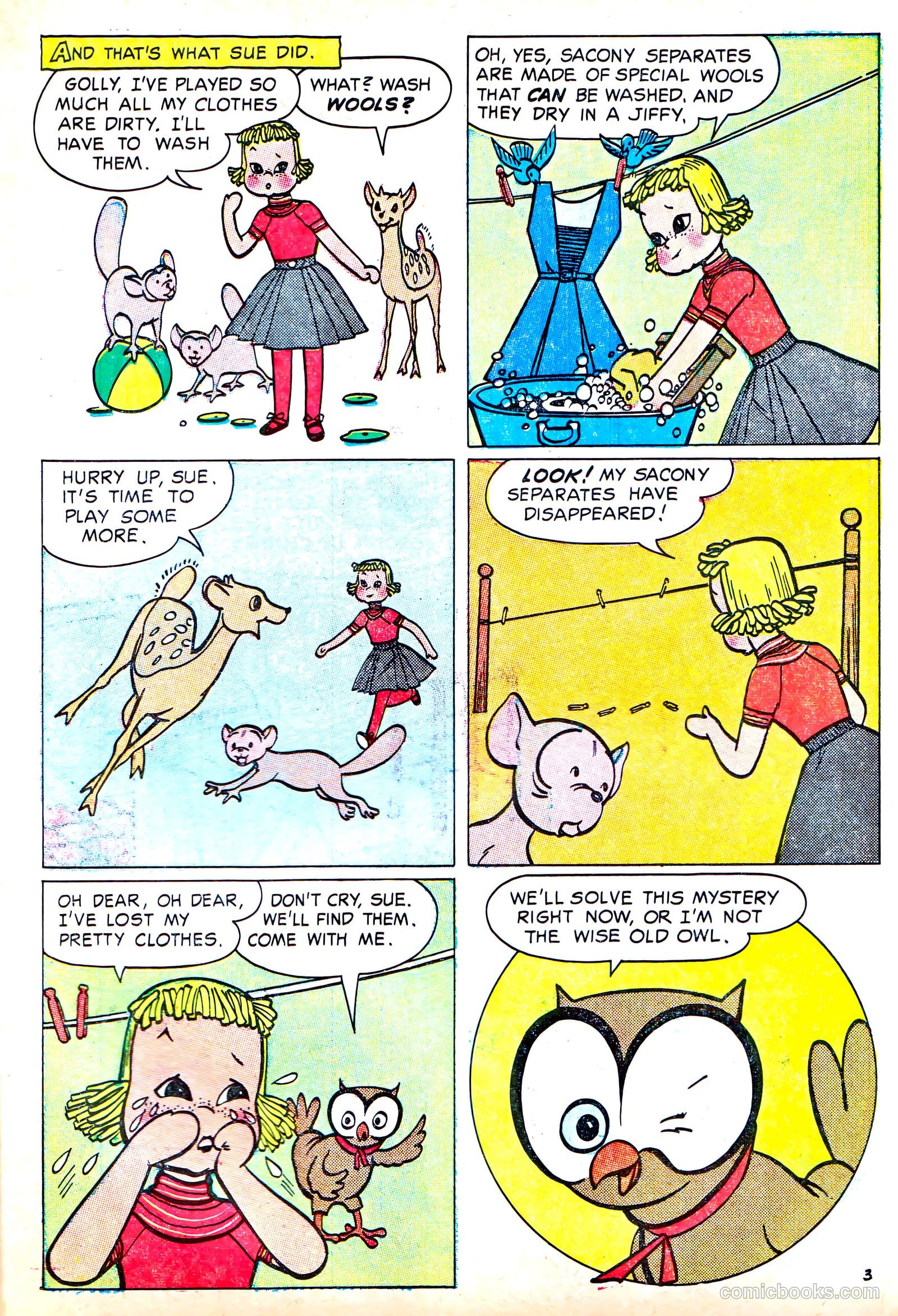 The Woodland Adventures of Sue the Magic Manikin #nn — page 3 of 12