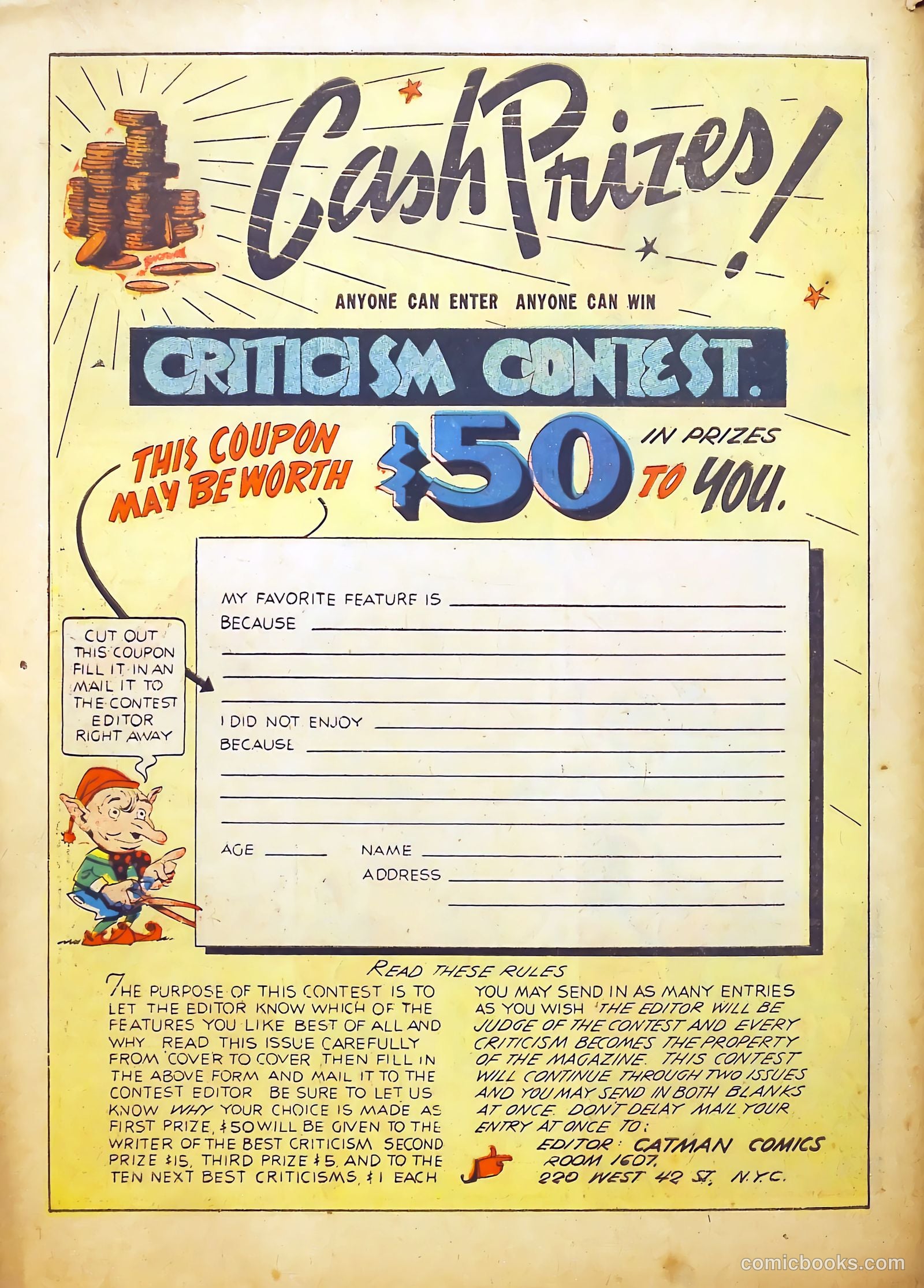 Cat-Man Comics #9 — page 66 of 68