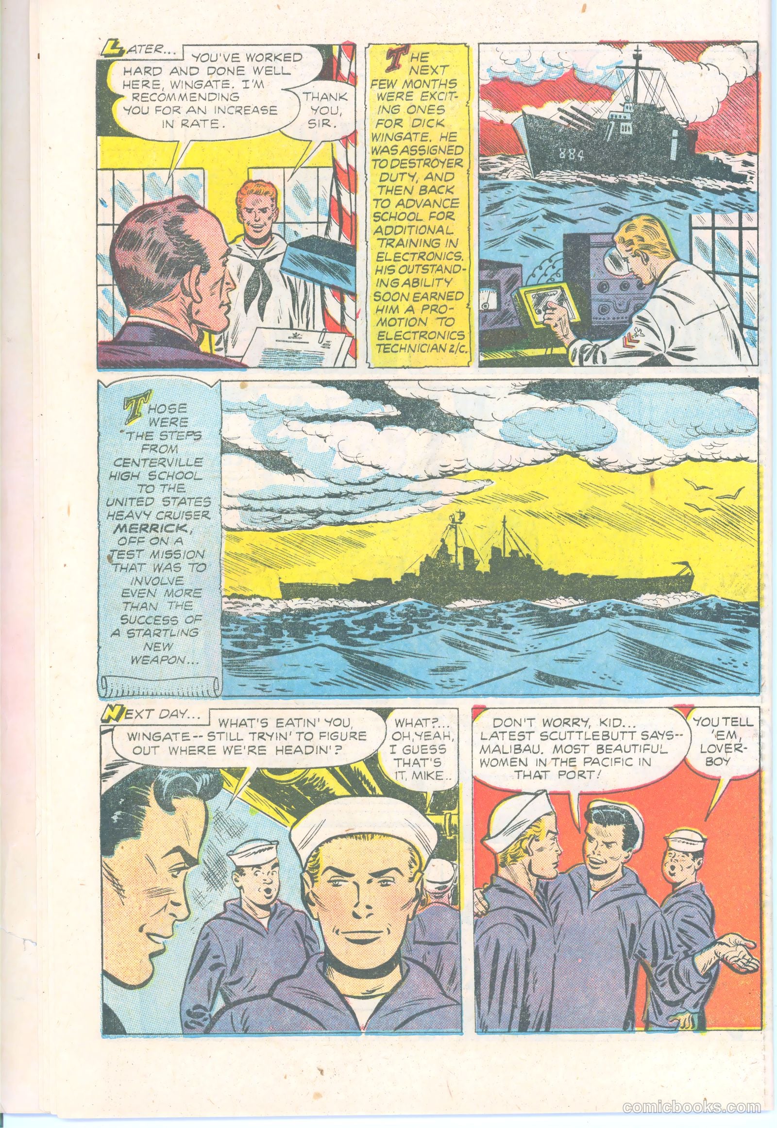 Dick Wingate of the United States Navy #nn — page 10 of 36