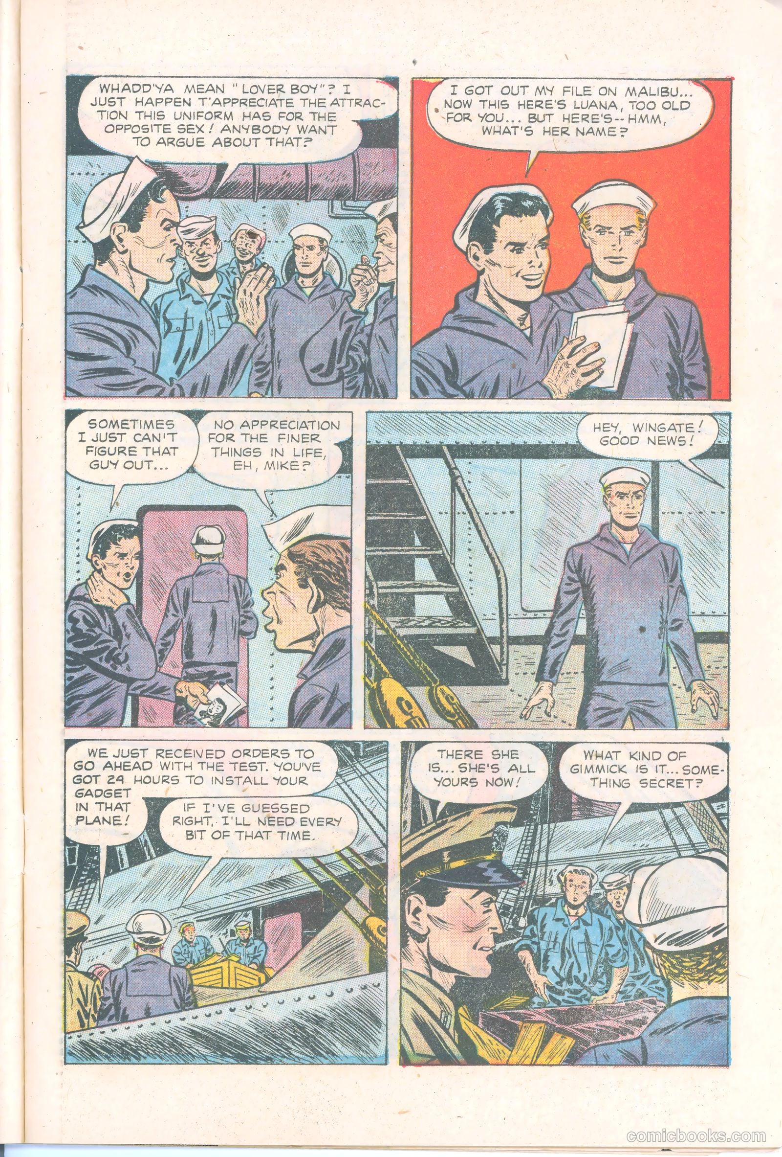 Dick Wingate of the United States Navy #nn — page 11 of 36
