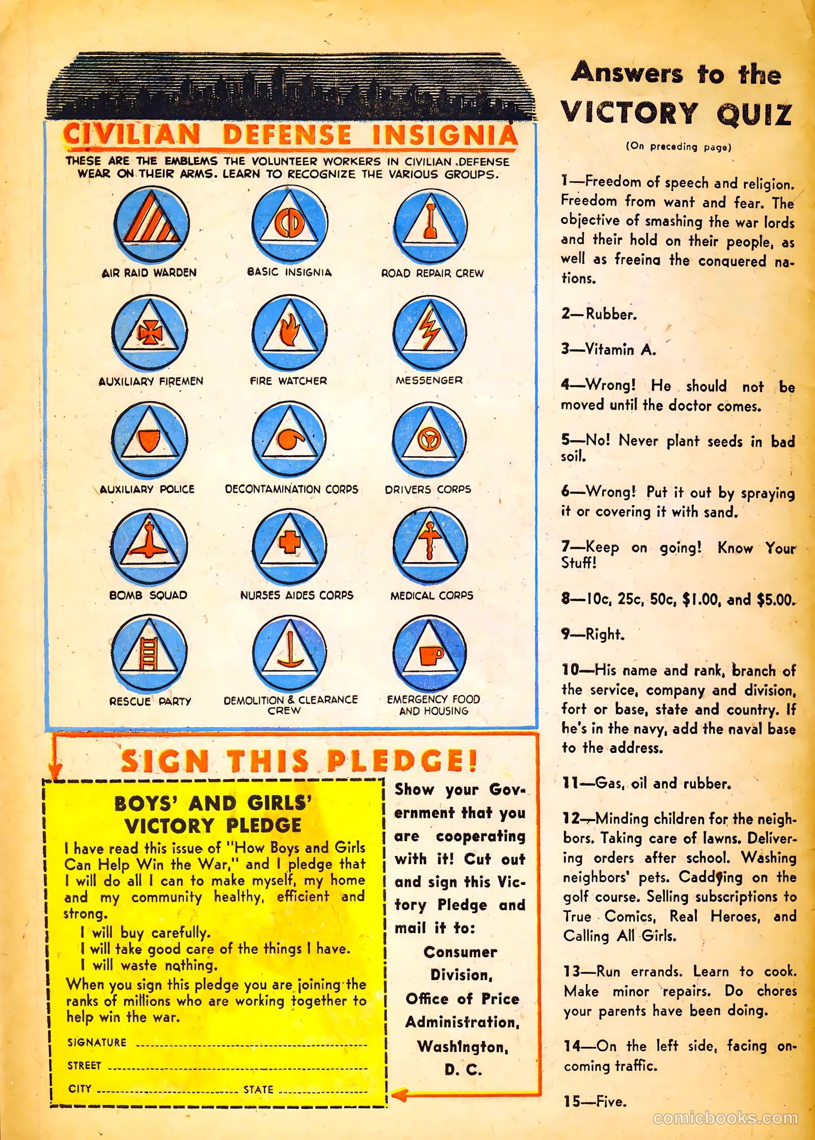 How Boys and Girls Can Help Win the War #1 — page 51 of 53