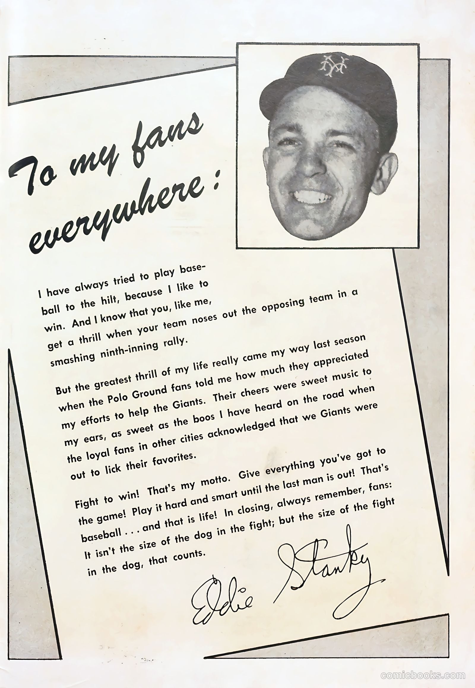 Eddie Stanky #nn — page 35 of 36