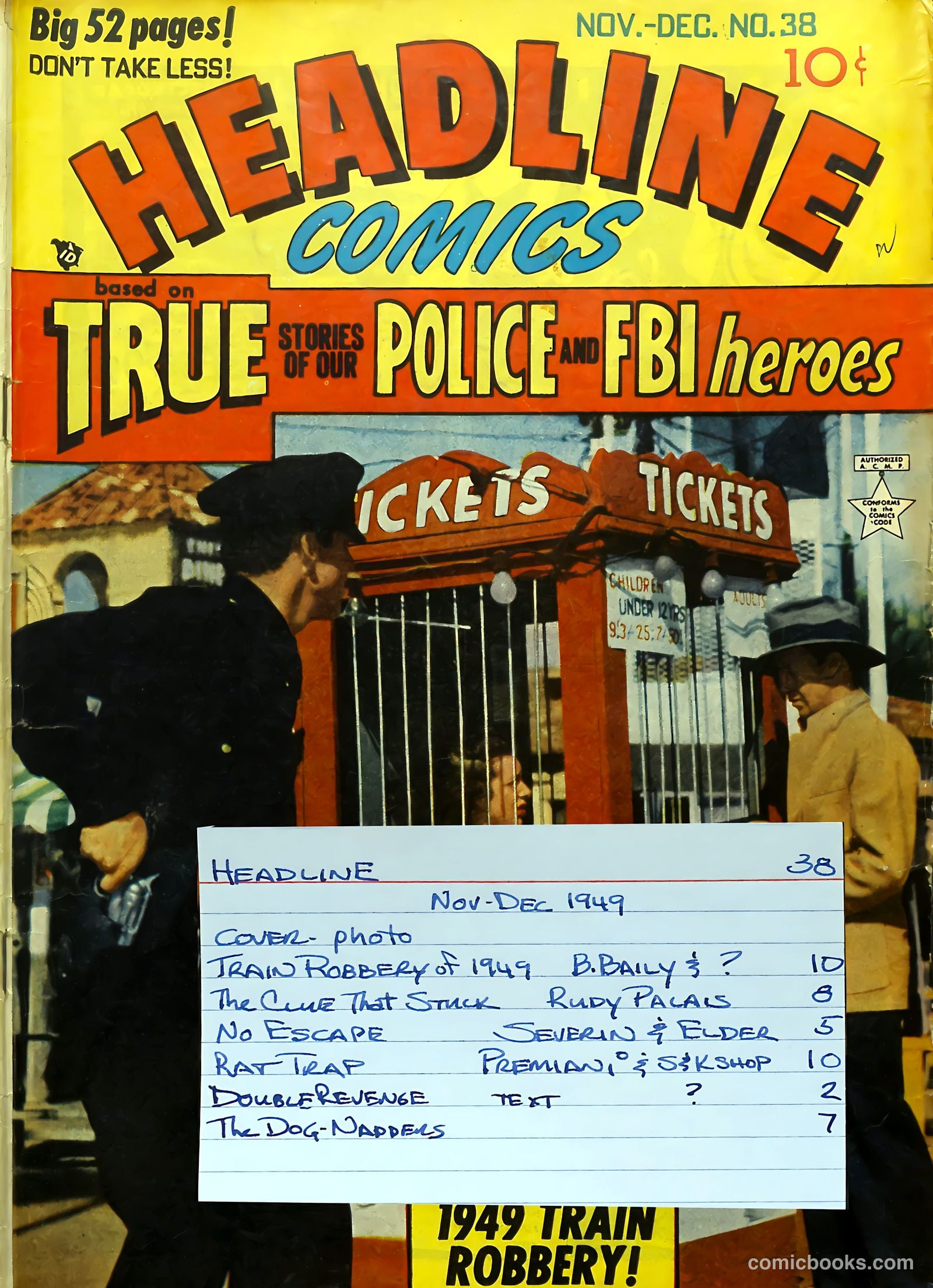 Headline Comics #38 — page 54 of 54