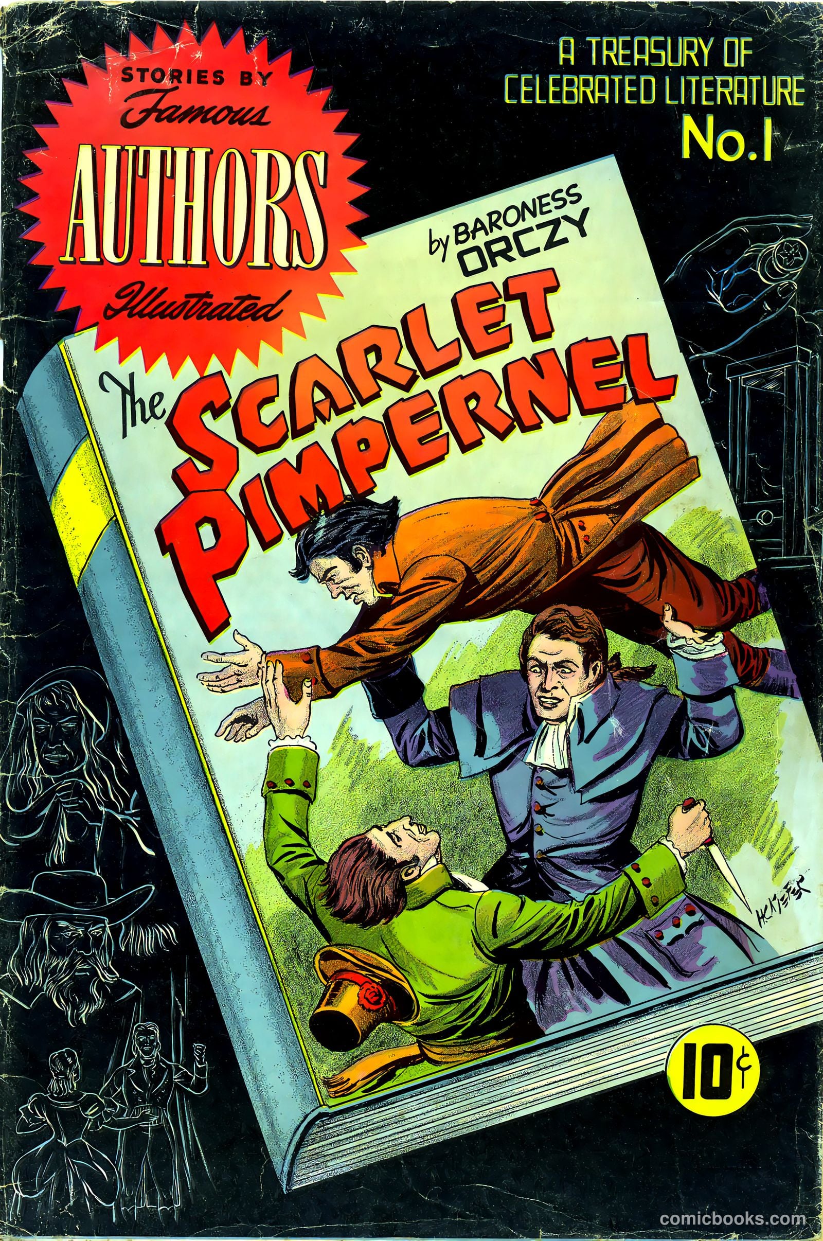 Stories By Famous Authors Illustrated 1 - Scarlet Pimpenel #1 — page 1 of 53