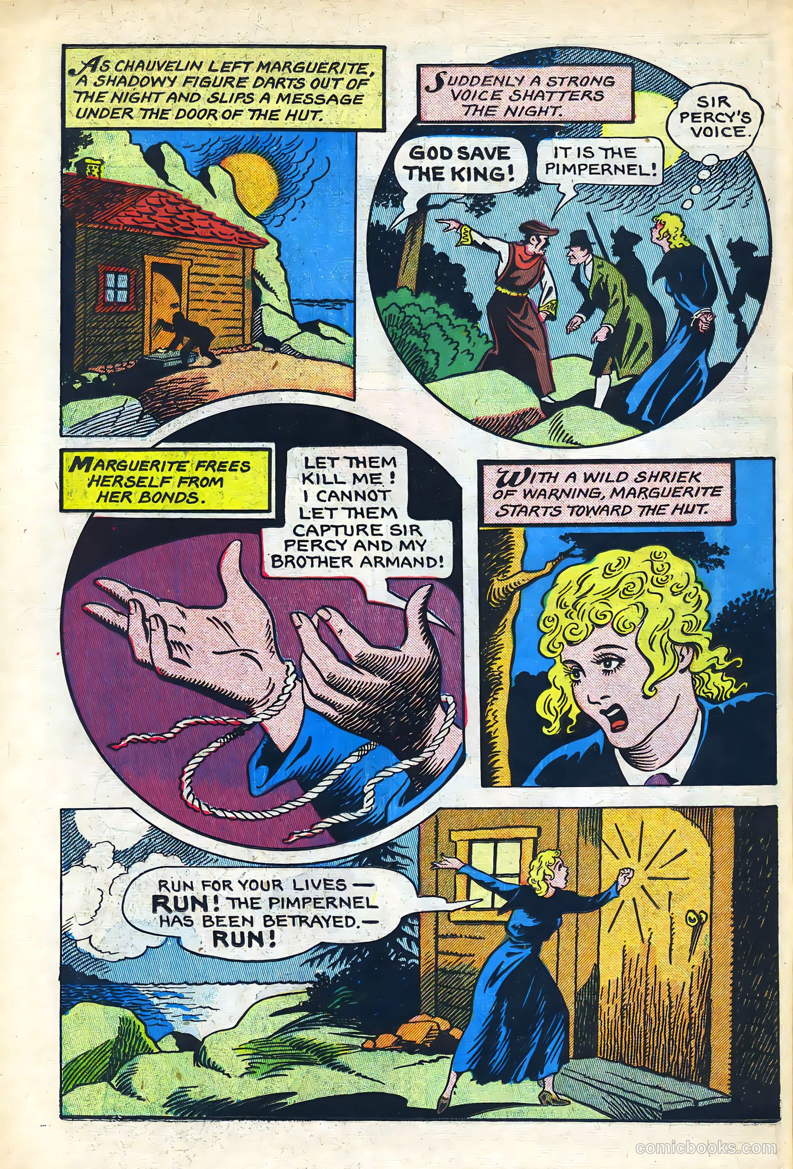 Stories By Famous Authors Illustrated 1 - Scarlet Pimpenel #1 — page 38 of 53