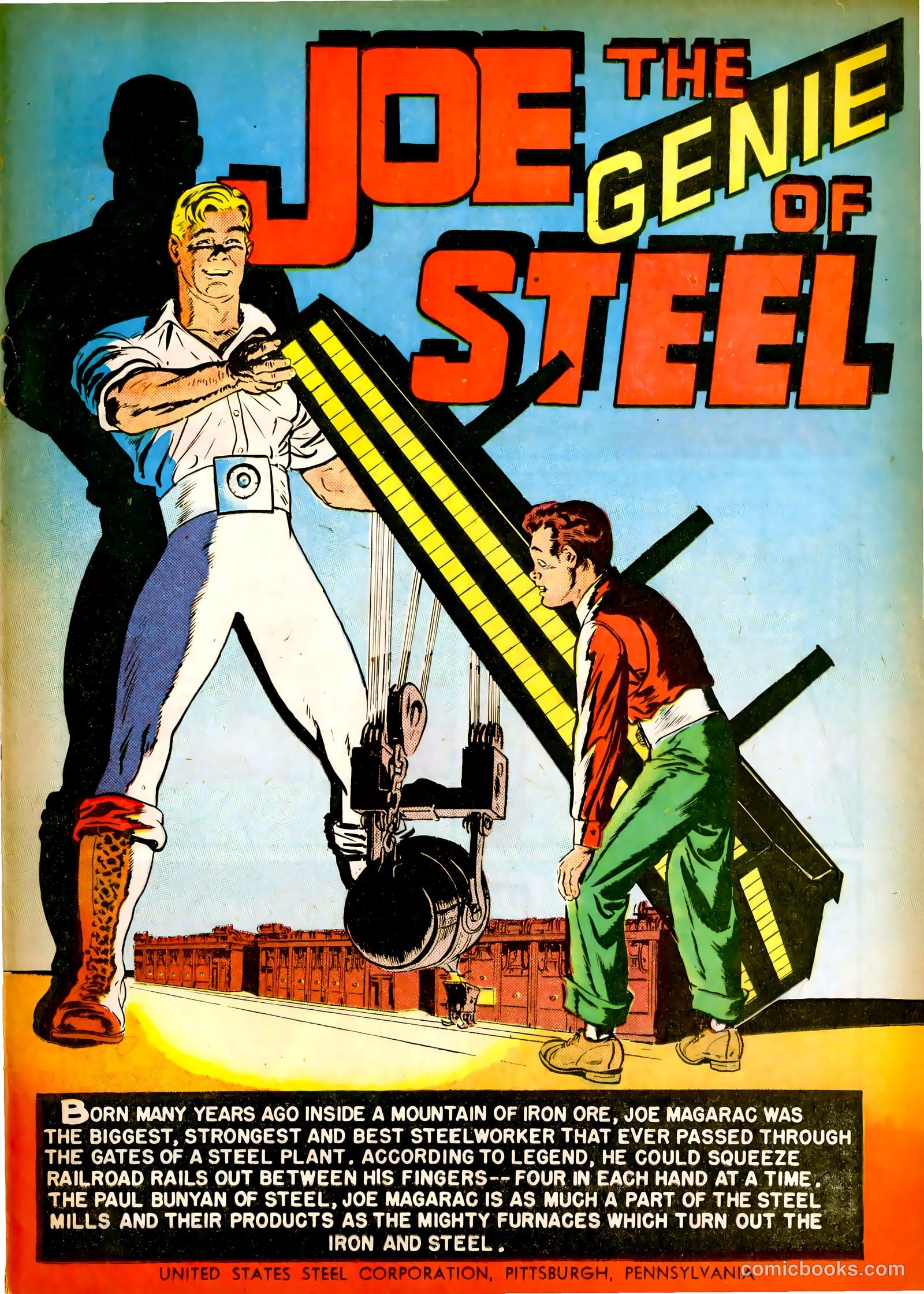 Joe the Genie of Steel #nn — page 1 of 16