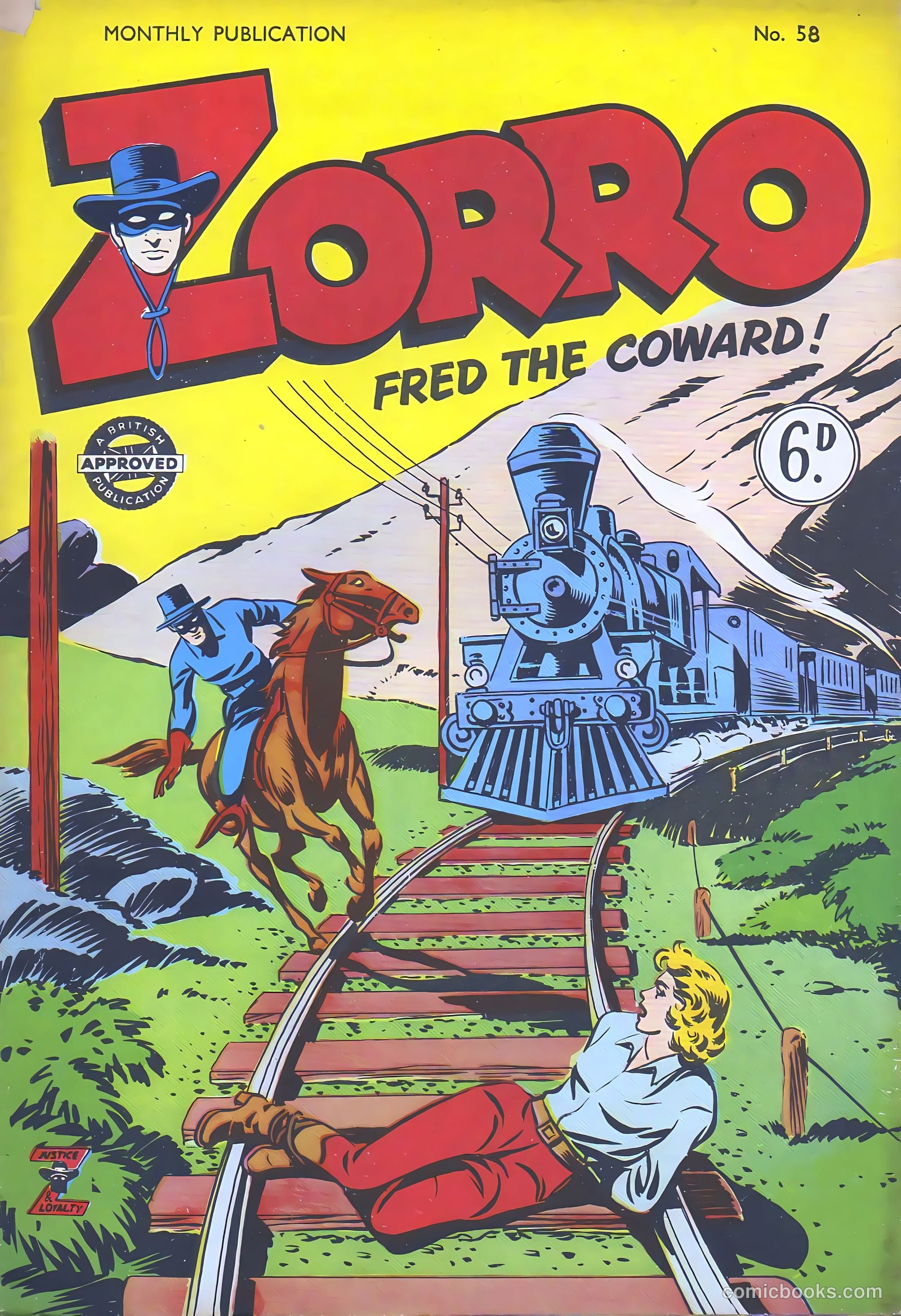 Zorro 58 - Fred the Coward #1 — page 1 of 28