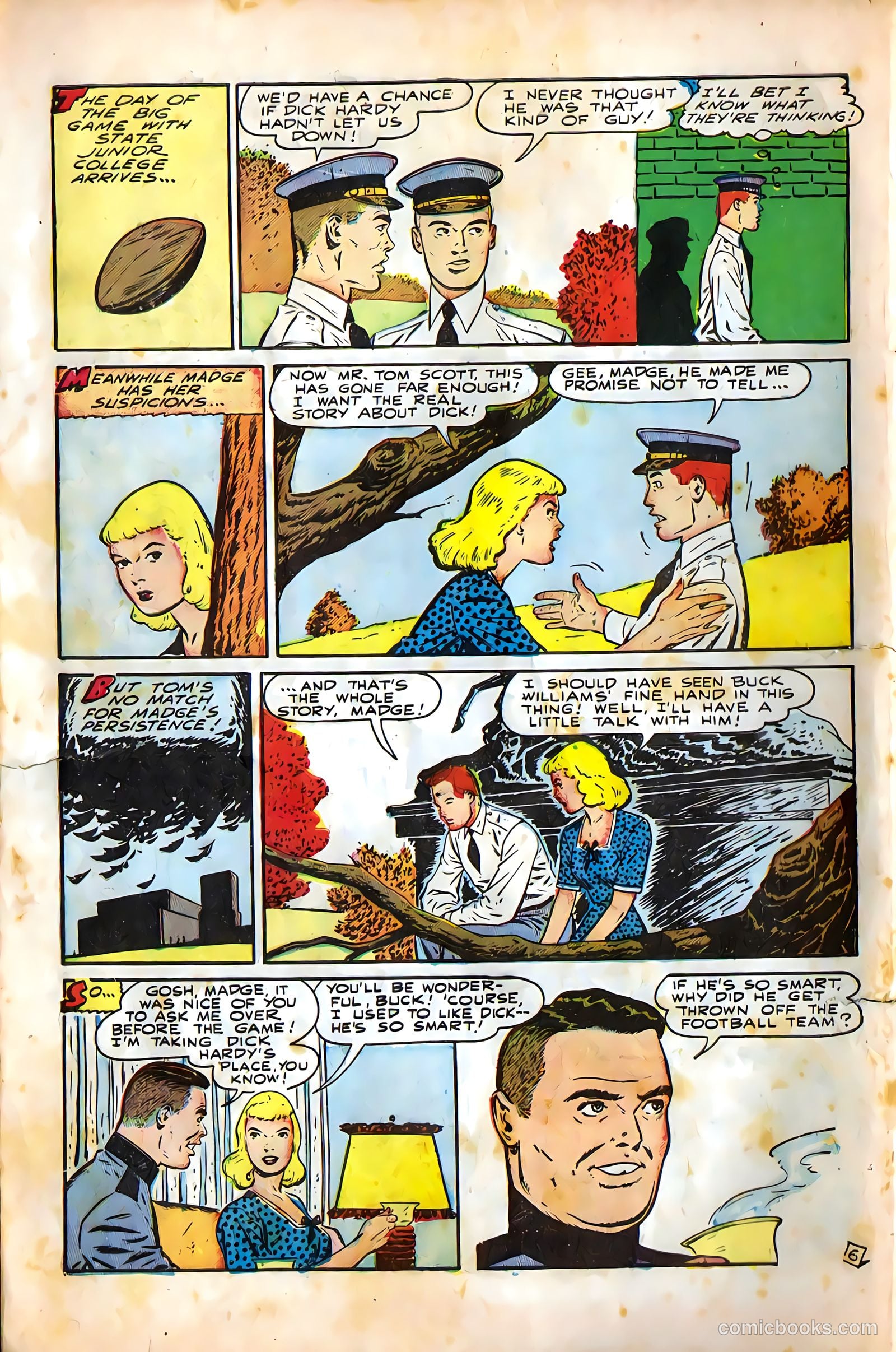 Mel Allen Sports Comics #5 — page 8 of 36