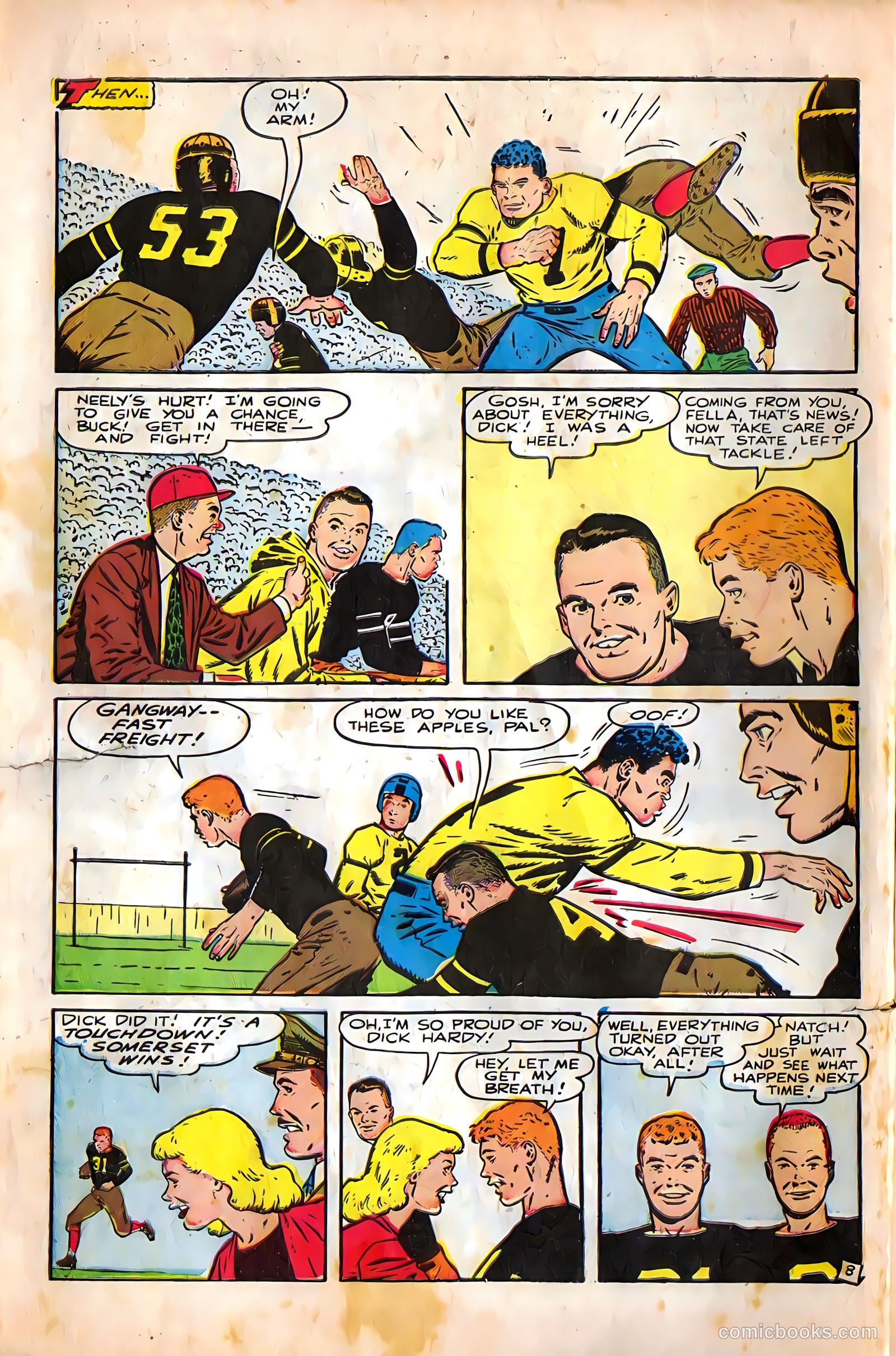 Mel Allen Sports Comics #5 — page 10 of 36
