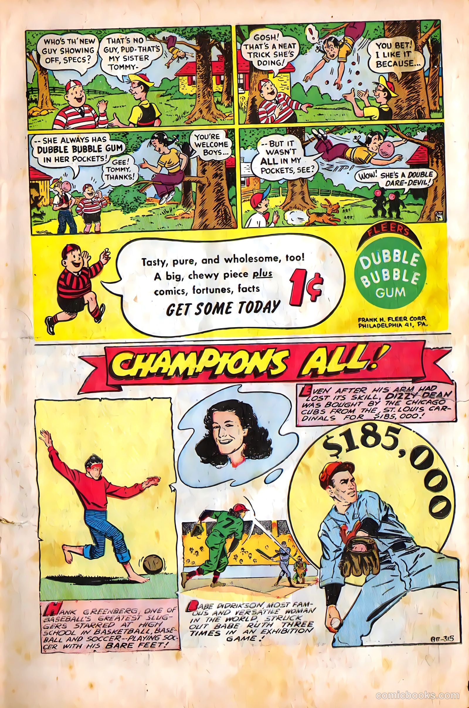 Mel Allen Sports Comics #5 — page 11 of 36