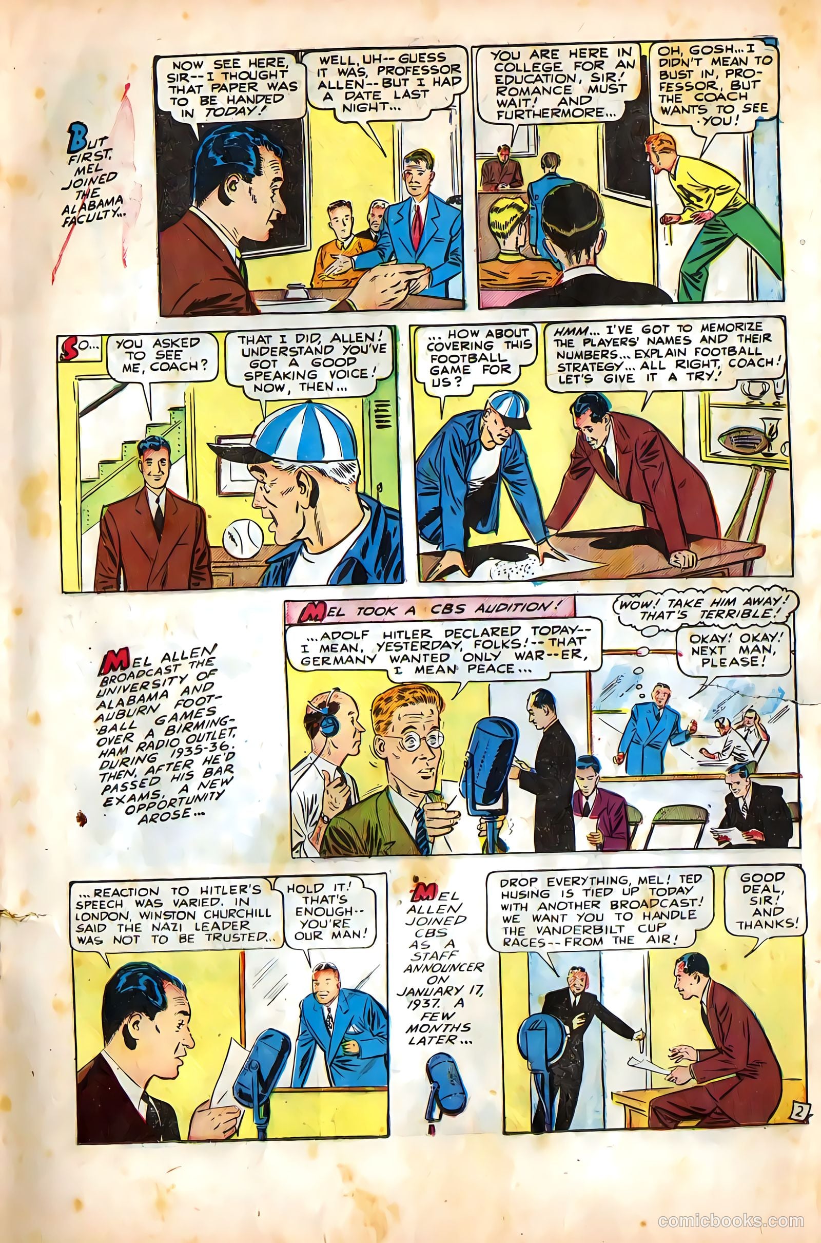 Mel Allen Sports Comics #5 — page 13 of 36