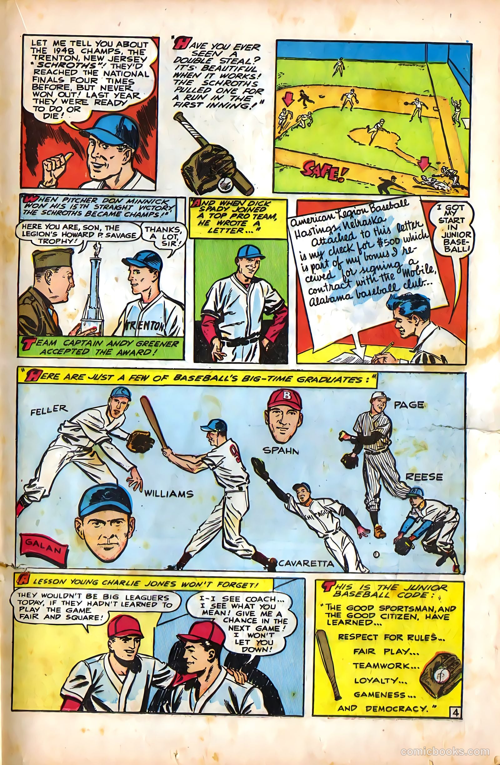 Mel Allen Sports Comics #5 — page 21 of 36