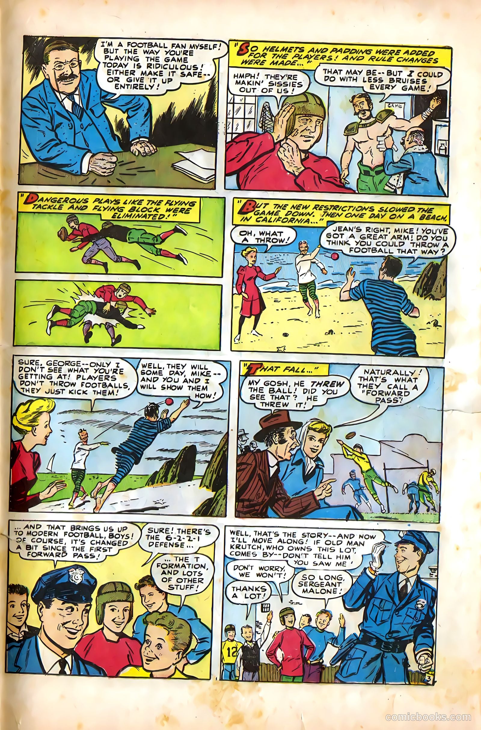 Mel Allen Sports Comics #5 — page 25 of 36