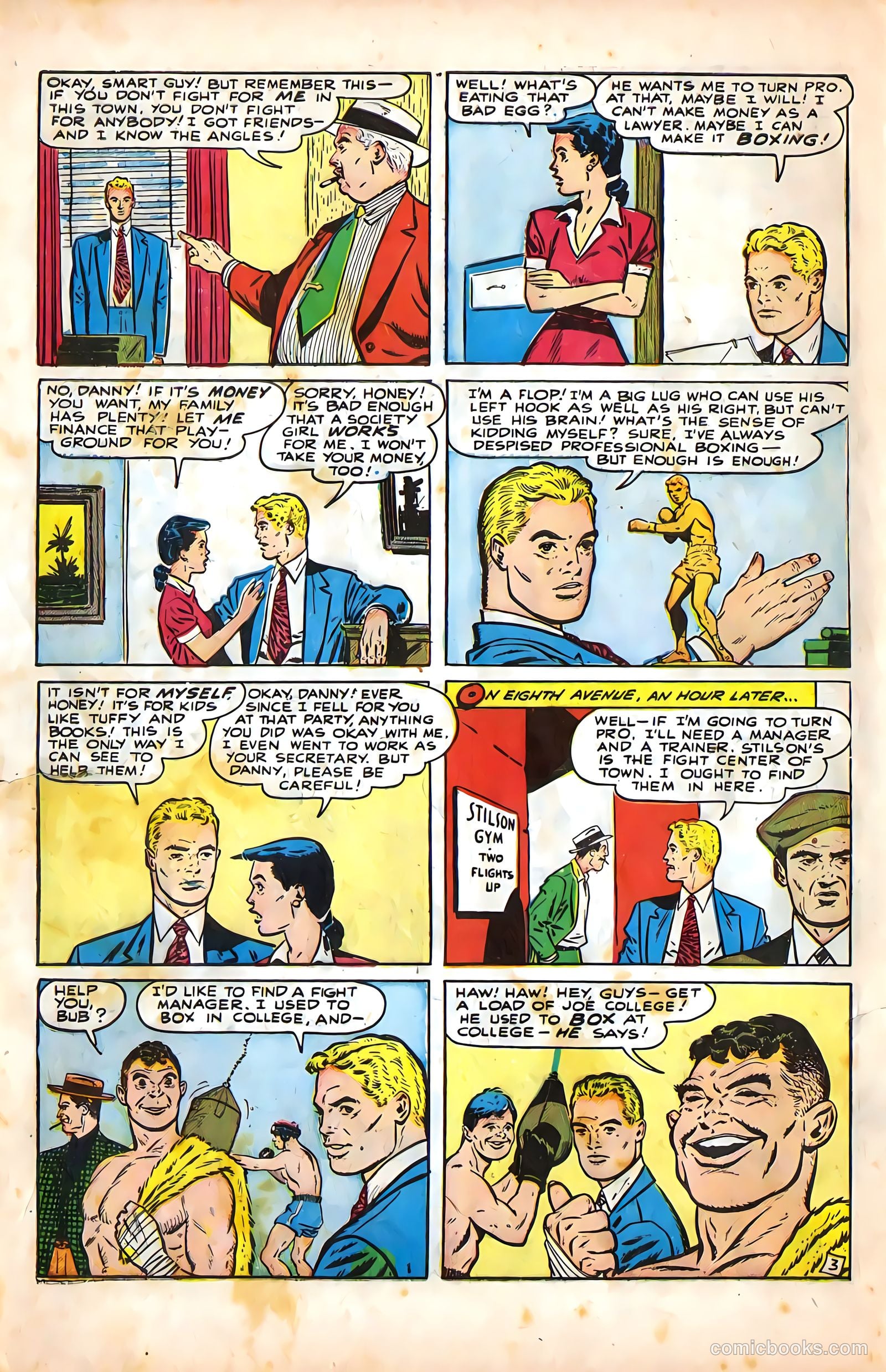Mel Allen Sports Comics #5 — page 28 of 36