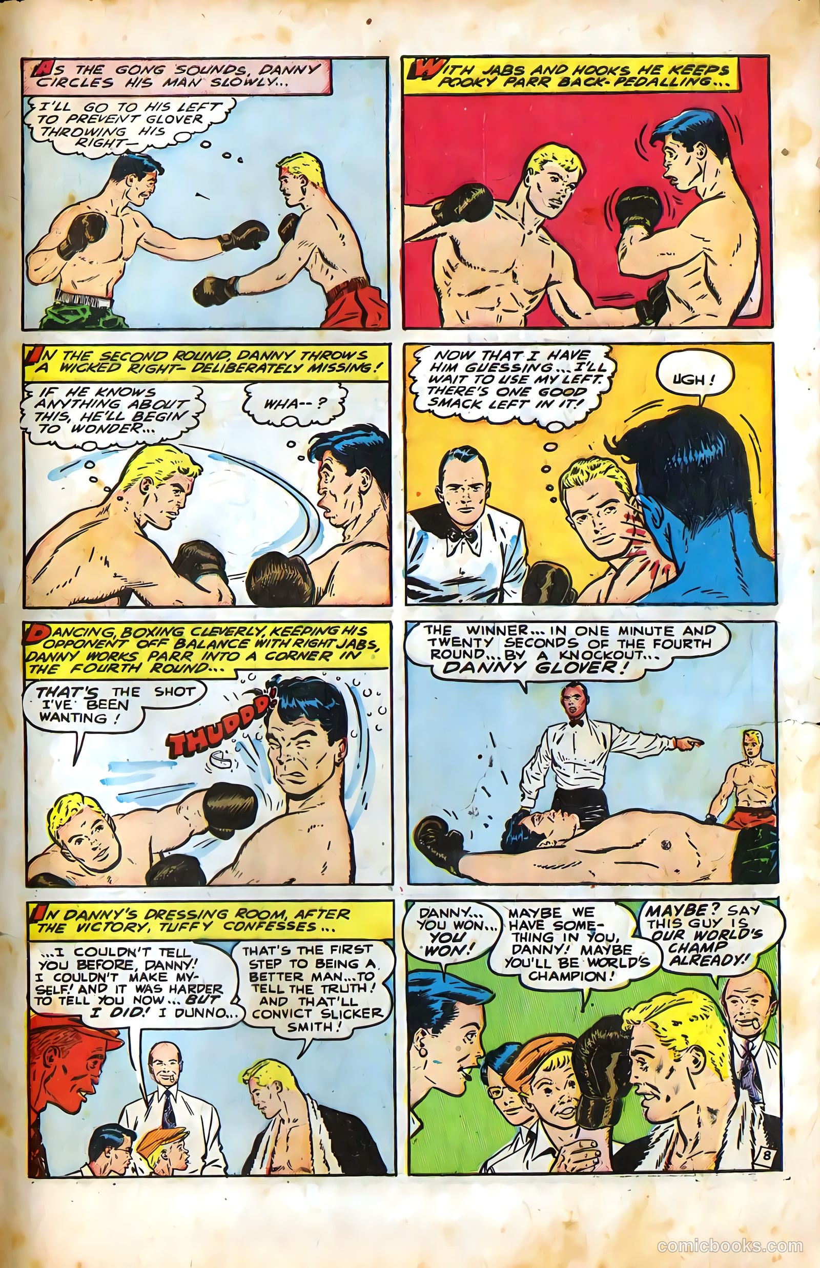 Mel Allen Sports Comics #5 — page 33 of 36