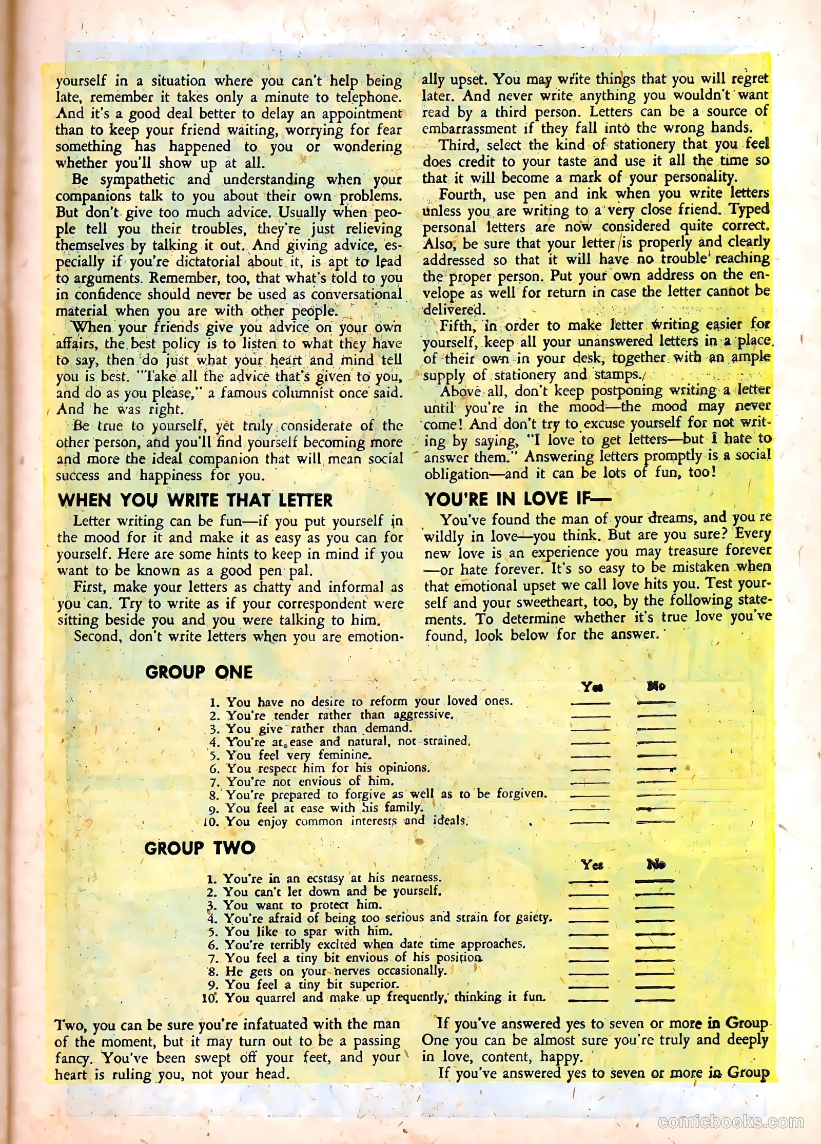 Complete Love Magazine #170 — page 27 of 36