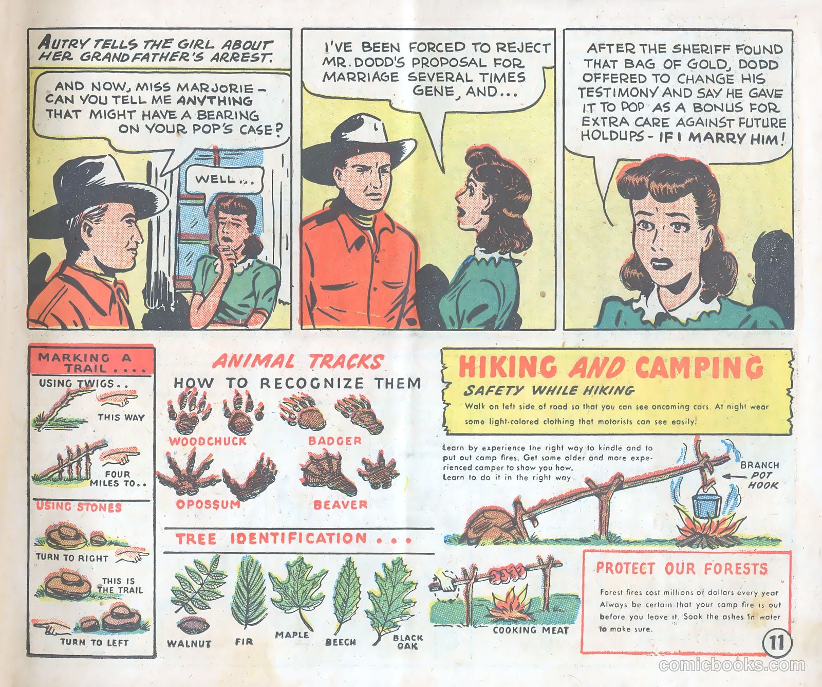 Gene Autry Adventure Comics and Play-Fun Book #[nn] — page 11 of 33