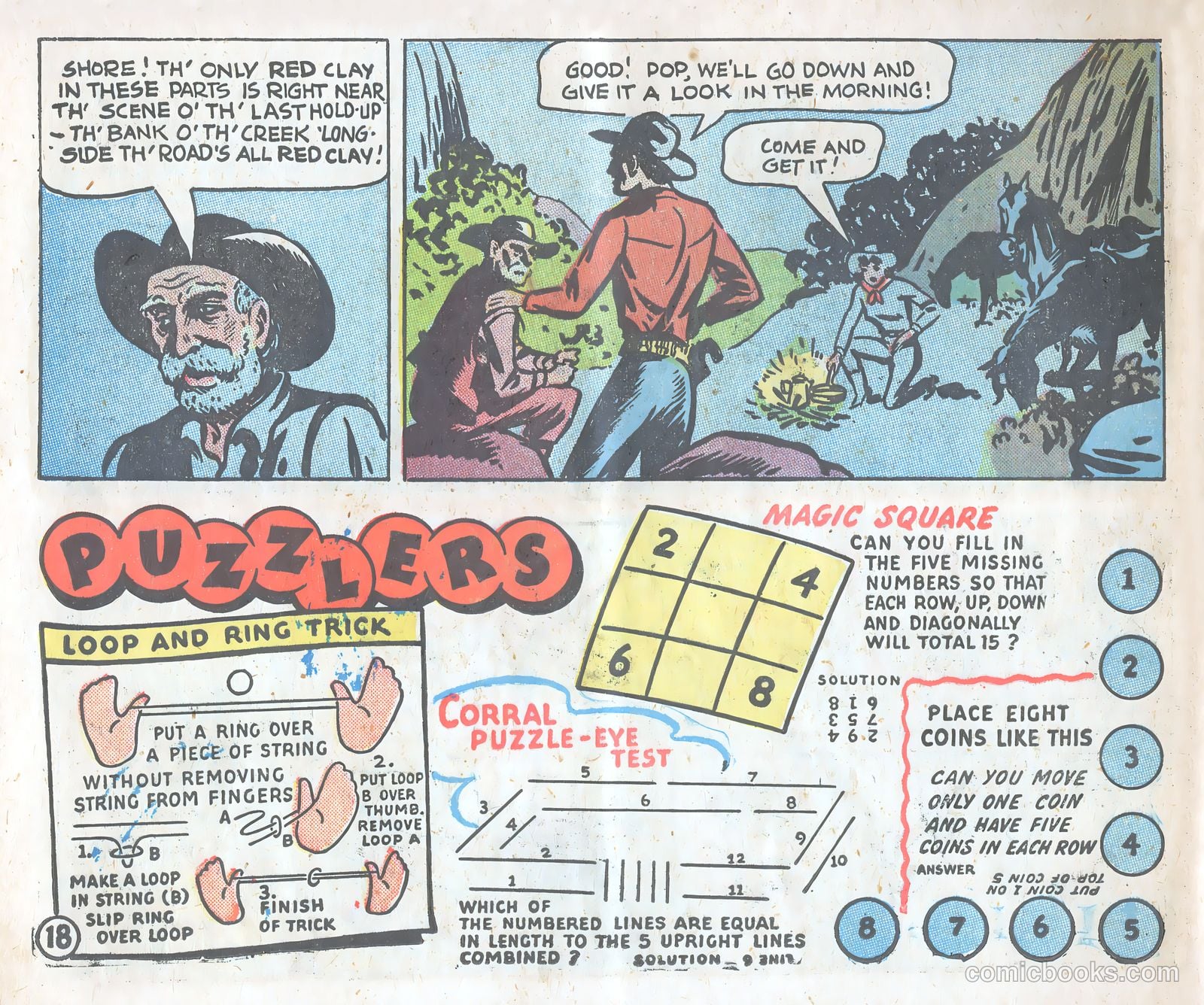 Gene Autry Adventure Comics and Play-Fun Book #[nn] — page 18 of 33