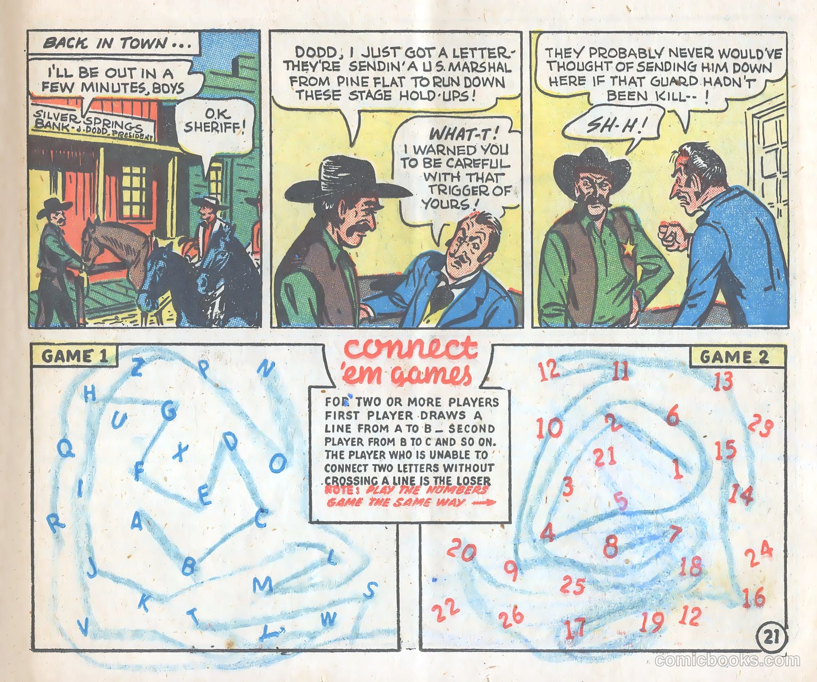 Gene Autry Adventure Comics and Play-Fun Book #[nn] — page 21 of 33