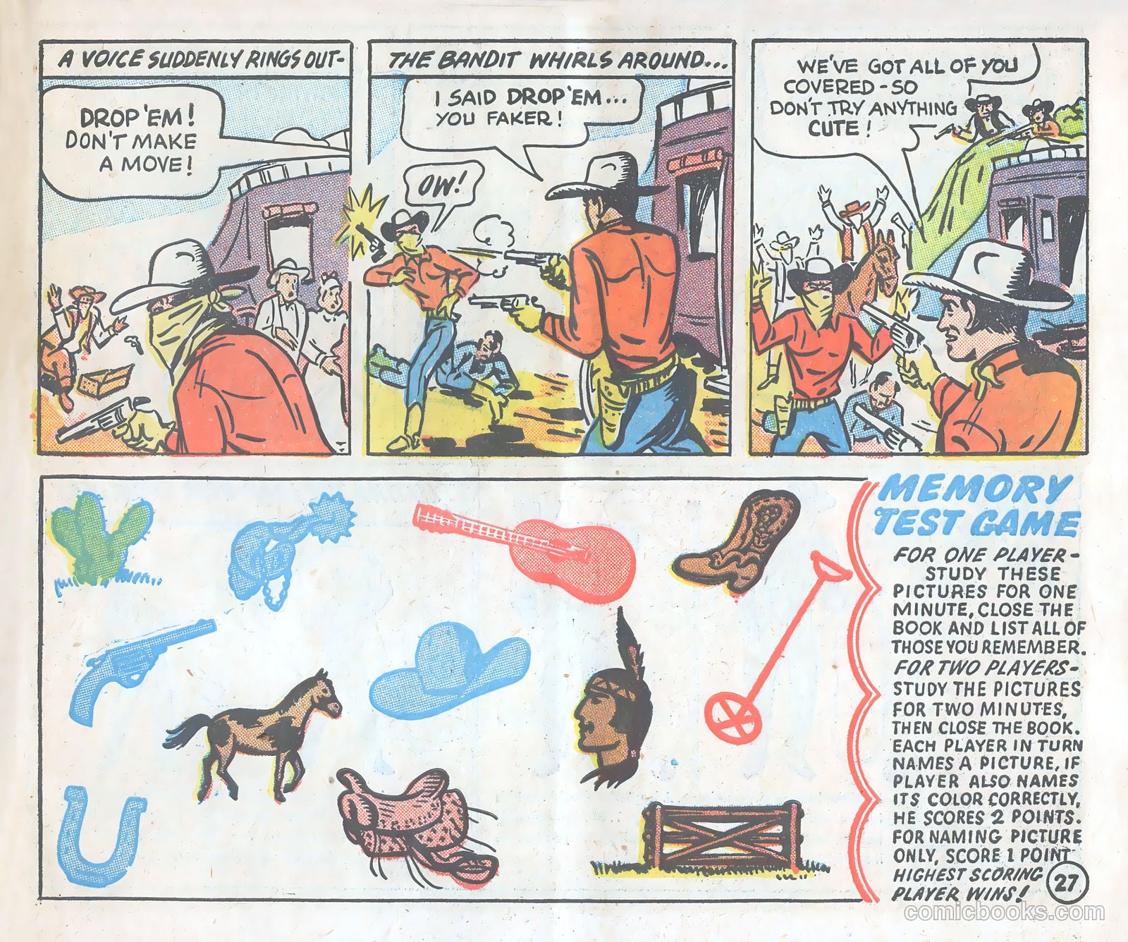 Gene Autry Adventure Comics and Play-Fun Book #[nn] — page 27 of 33