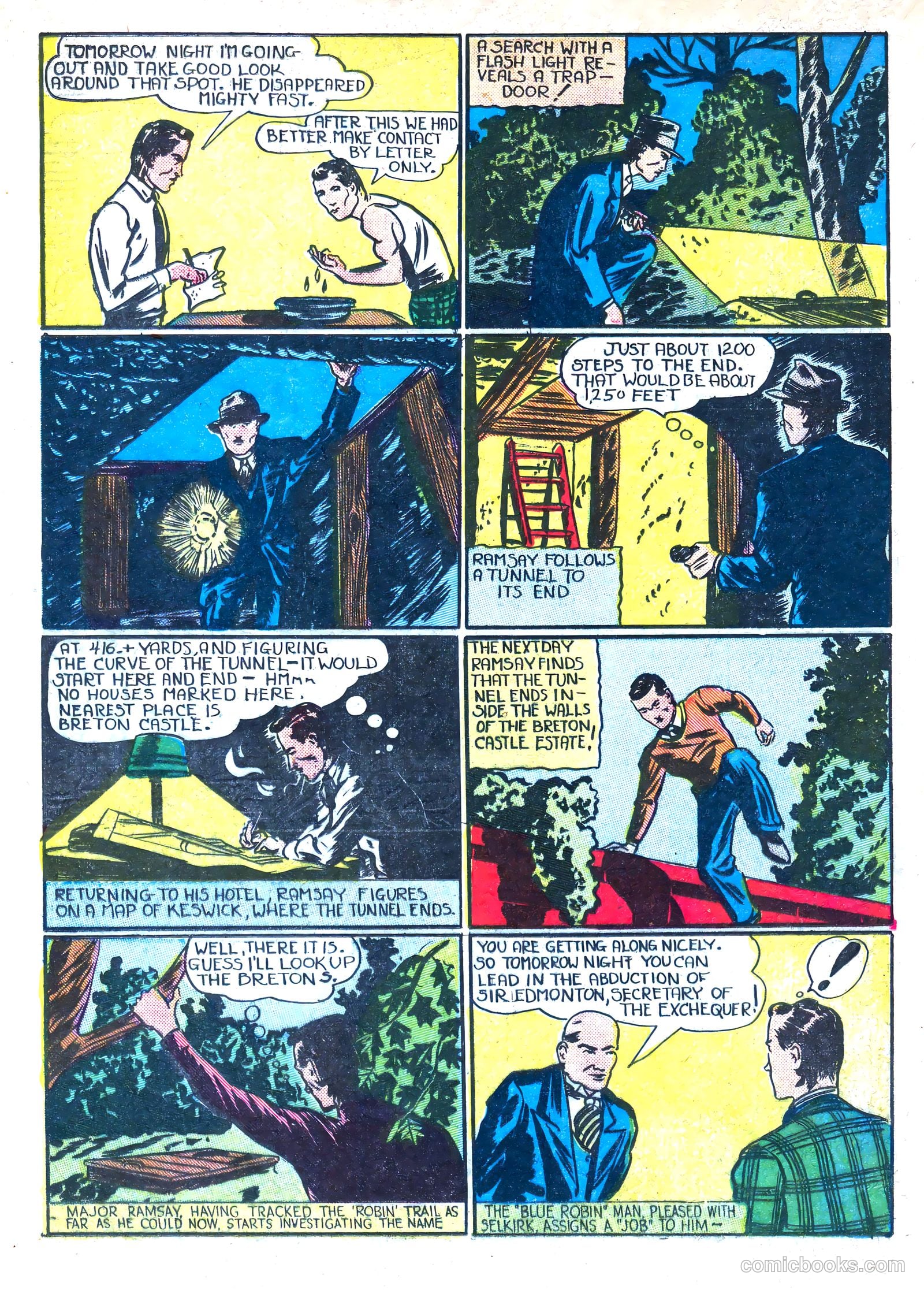 Amazing Mystery Funnies #15 — page 19 of 48