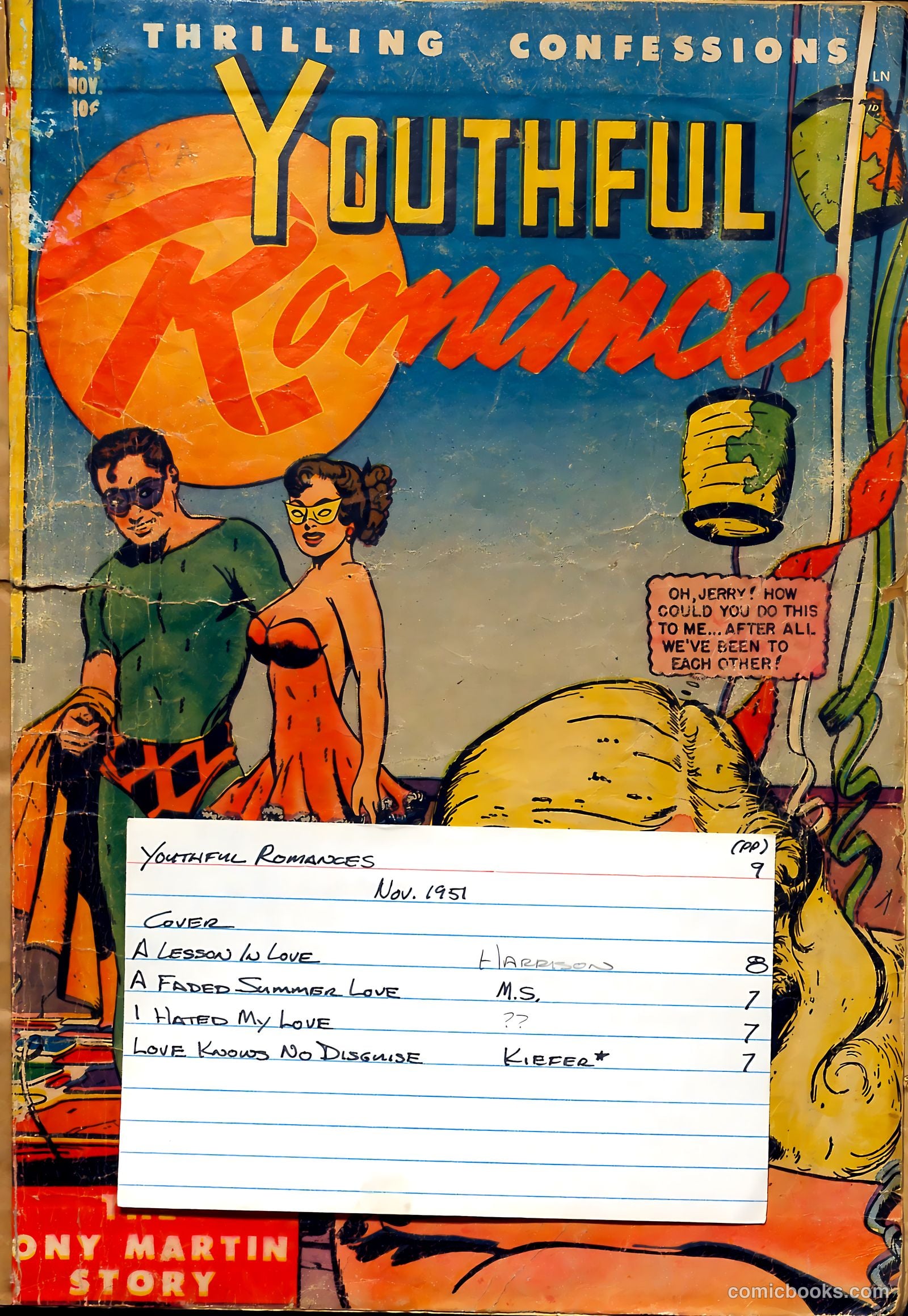 Youthful Romances #9 — page 37 of 37