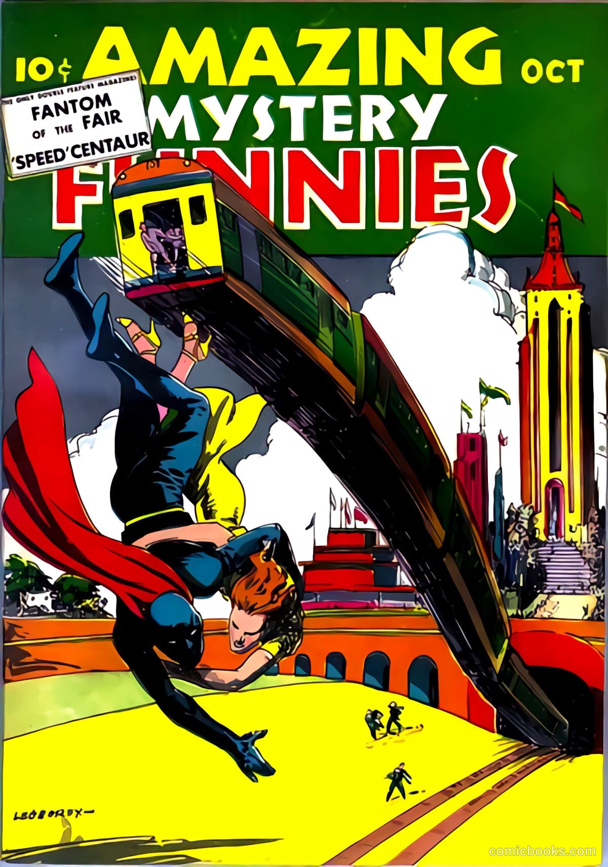 Amazing Mystery Funnies #14 — page 1 of 9