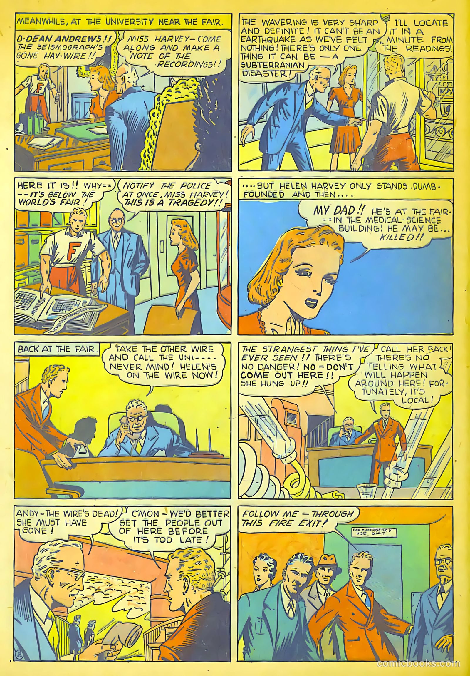 Amazing Mystery Funnies #14 — page 3 of 9