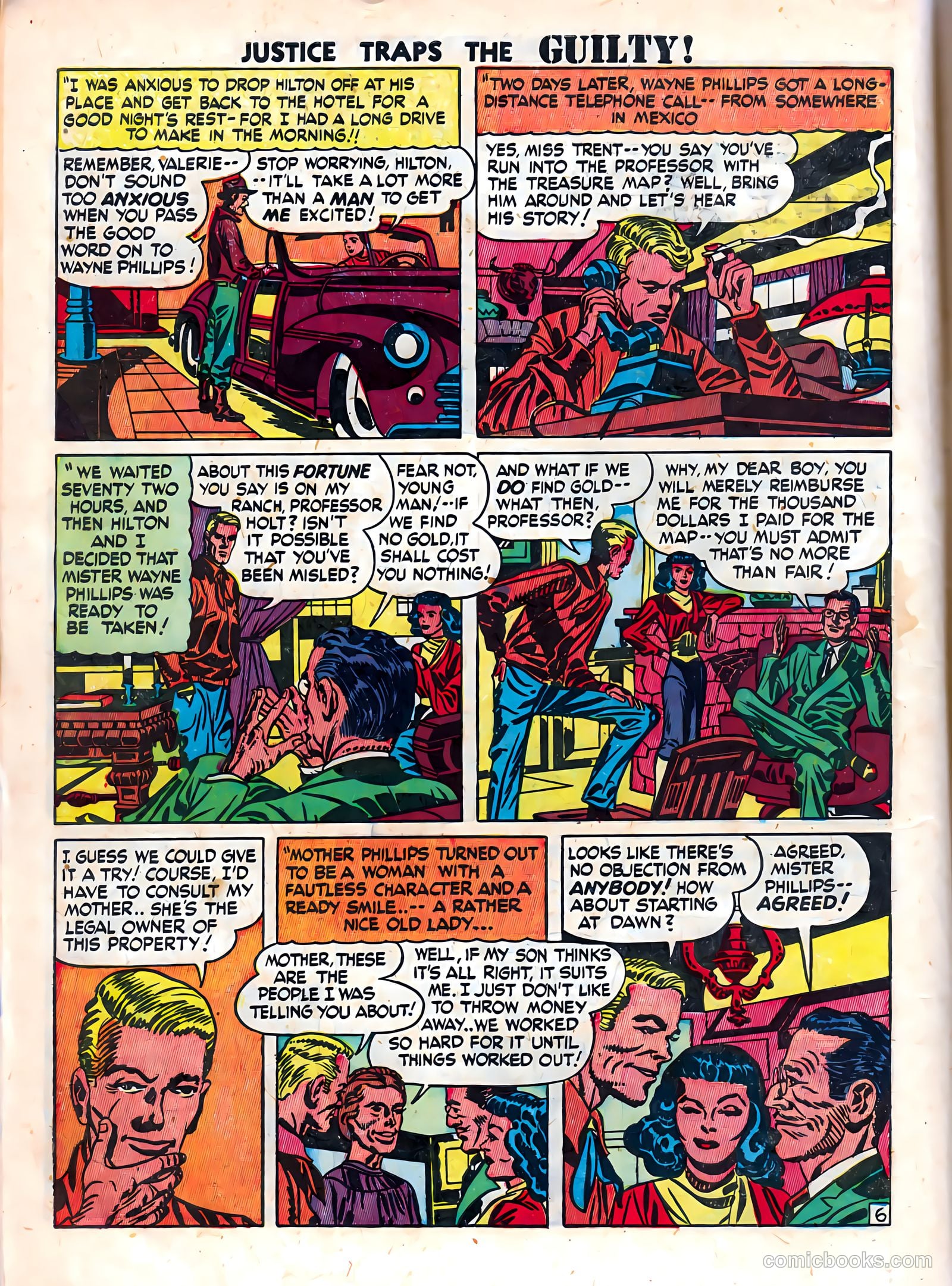 Justice Traps the Guilty #3 — page 8 of 52