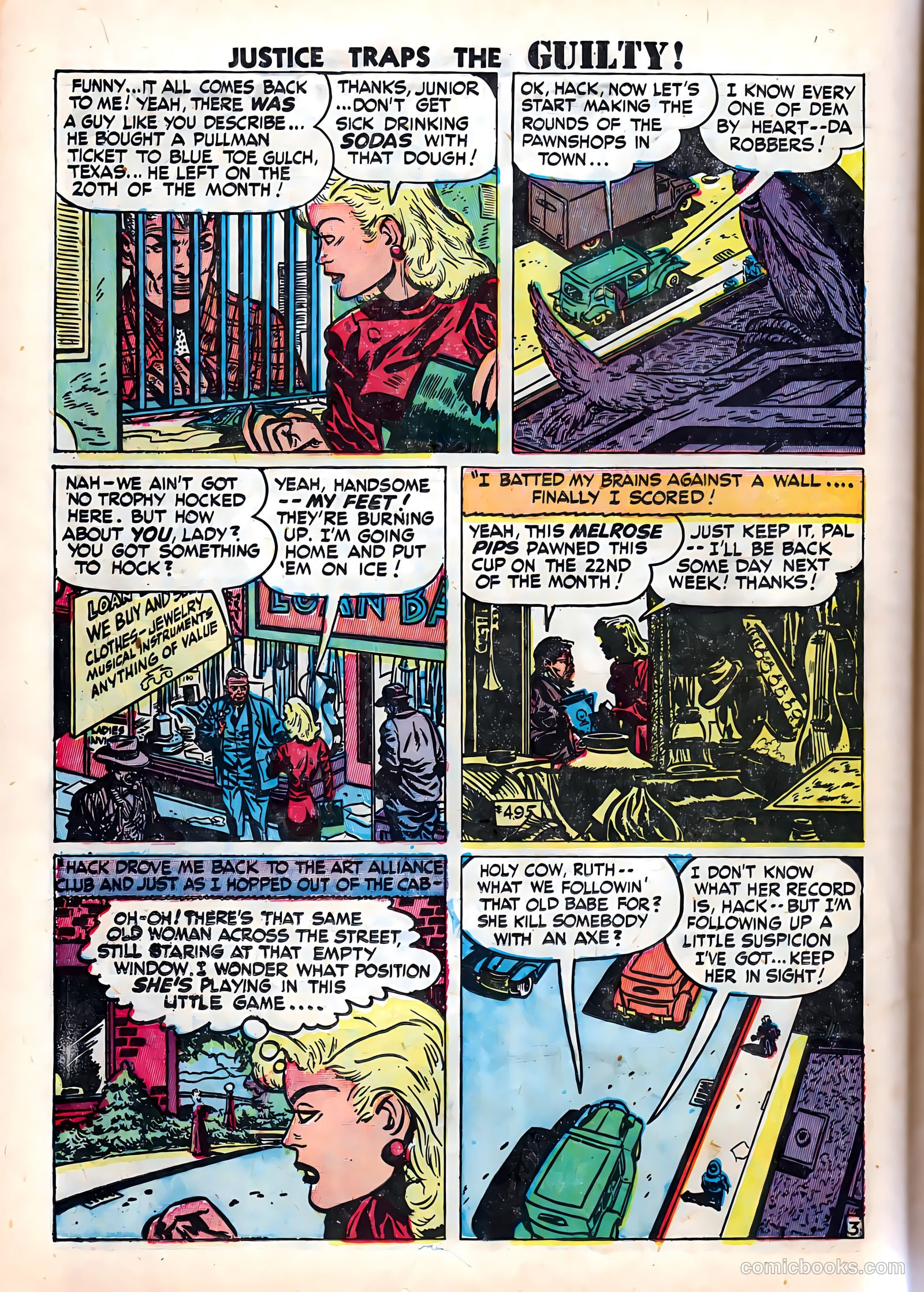 Justice Traps the Guilty #3 — page 36 of 52
